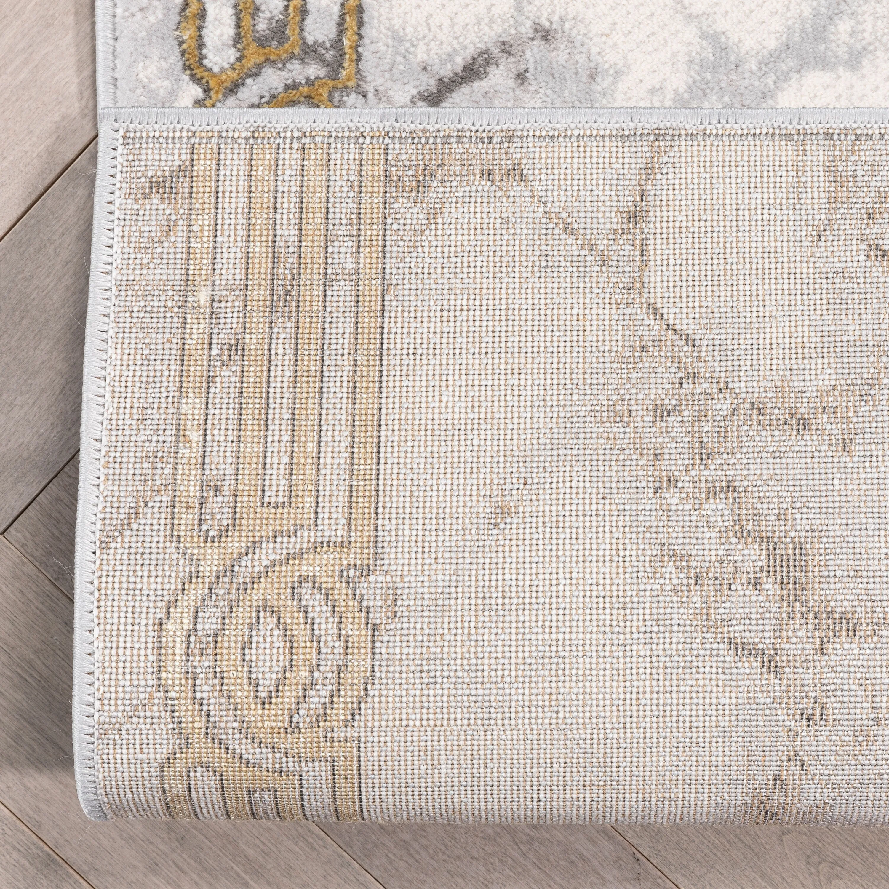 Custom Size Runner Fairmont Huntington Glam Marble Border Stair Rug