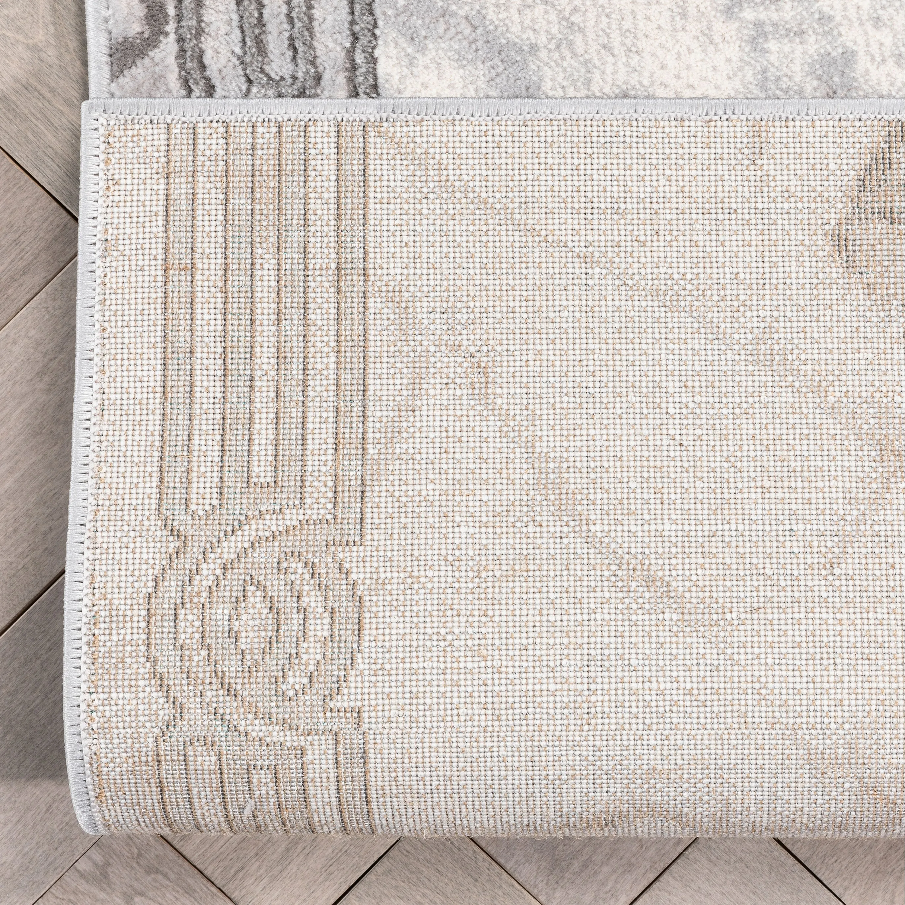 Custom Size Runner Fairmont Huntington Glam Marble Border Stair Rug