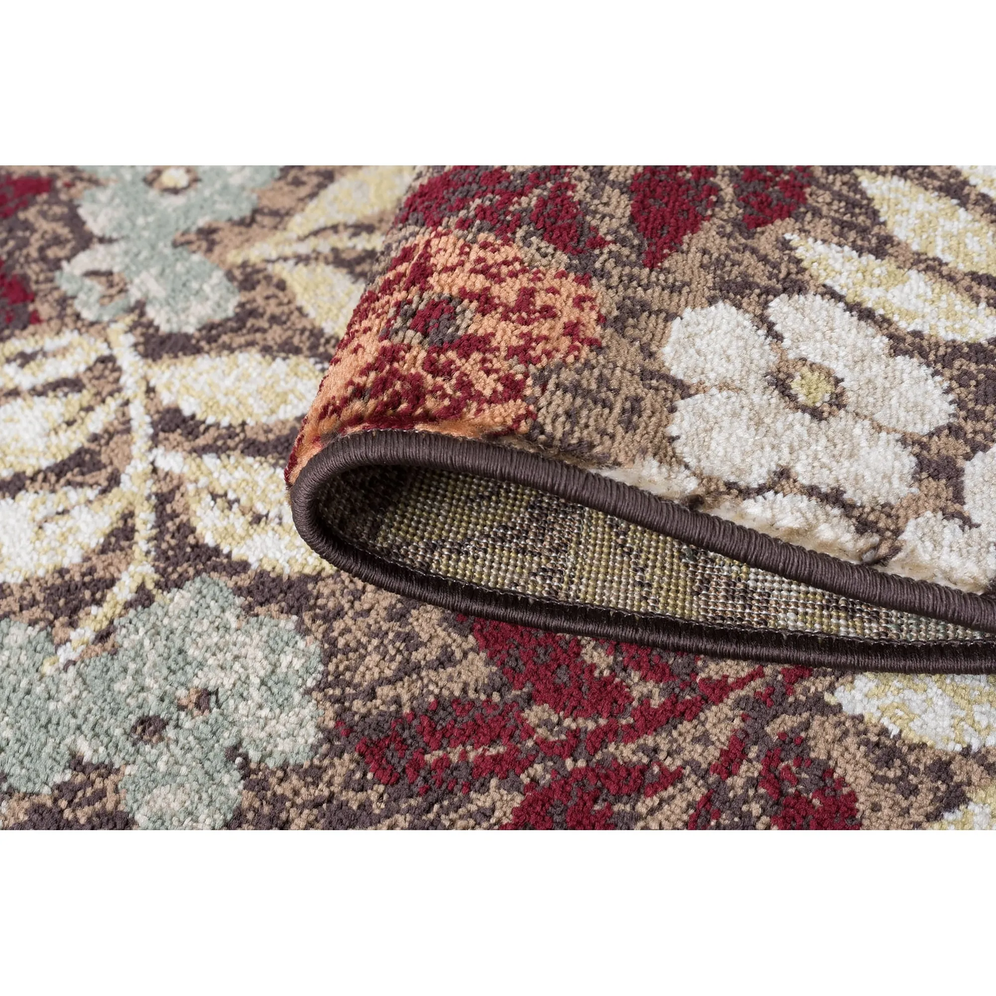 Decora Shabby Chic Floral Indoor Area Rug