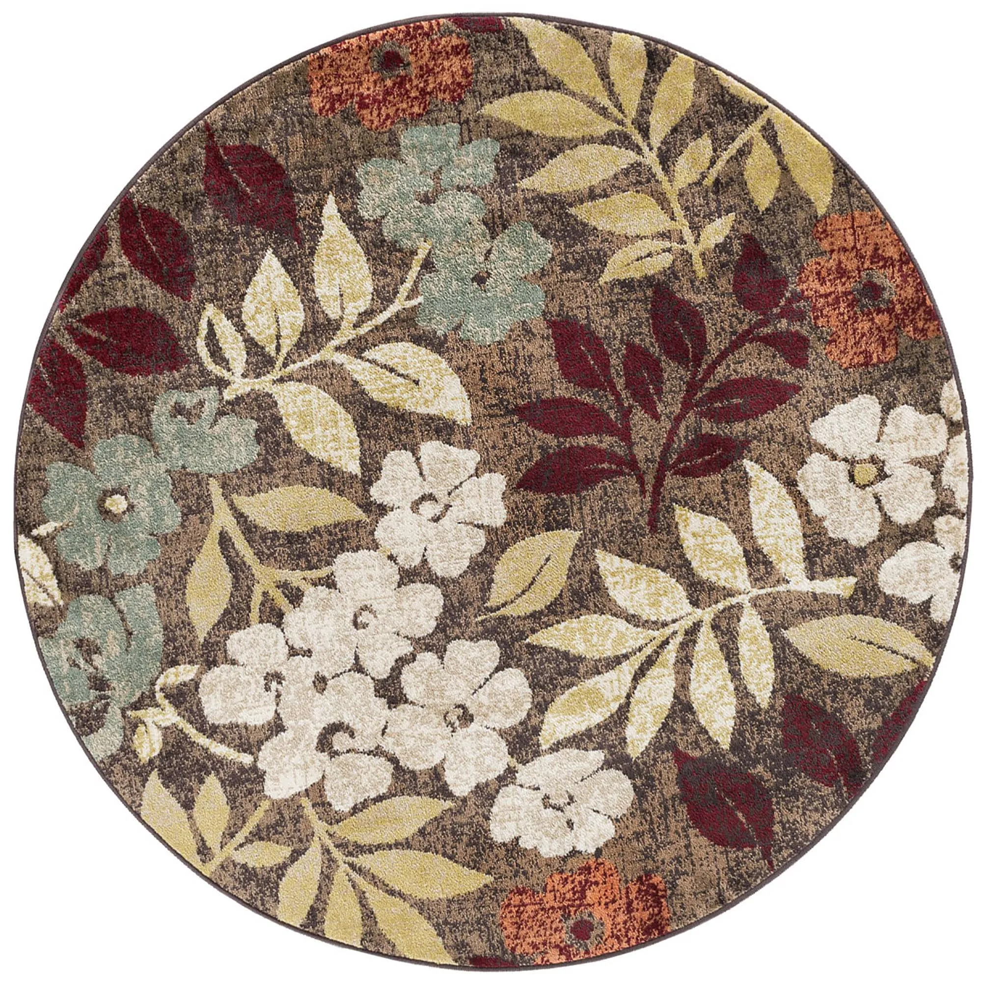 Decora Shabby Chic Floral Indoor Area Rug