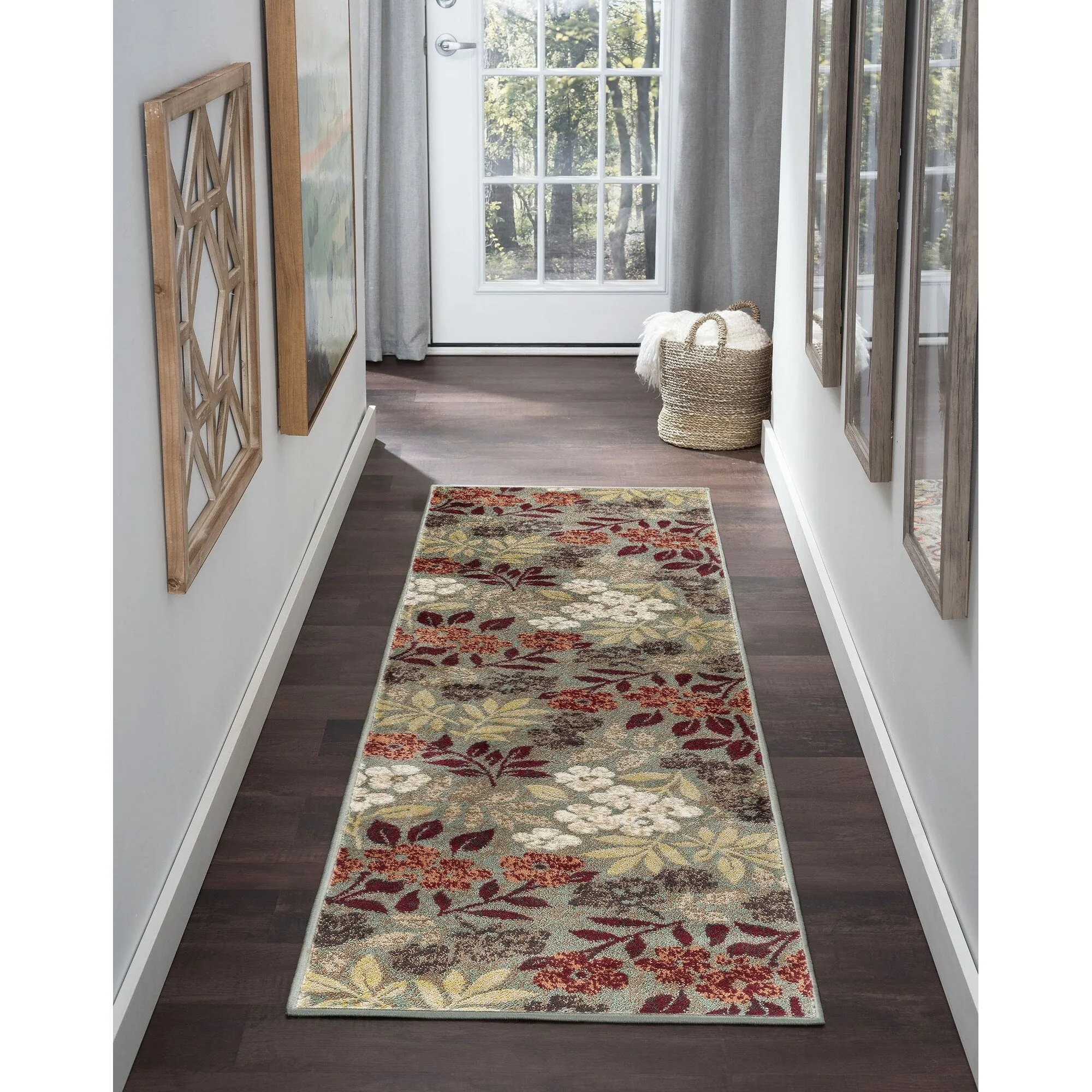 Decora Shabby Chic Floral Indoor Area Rug