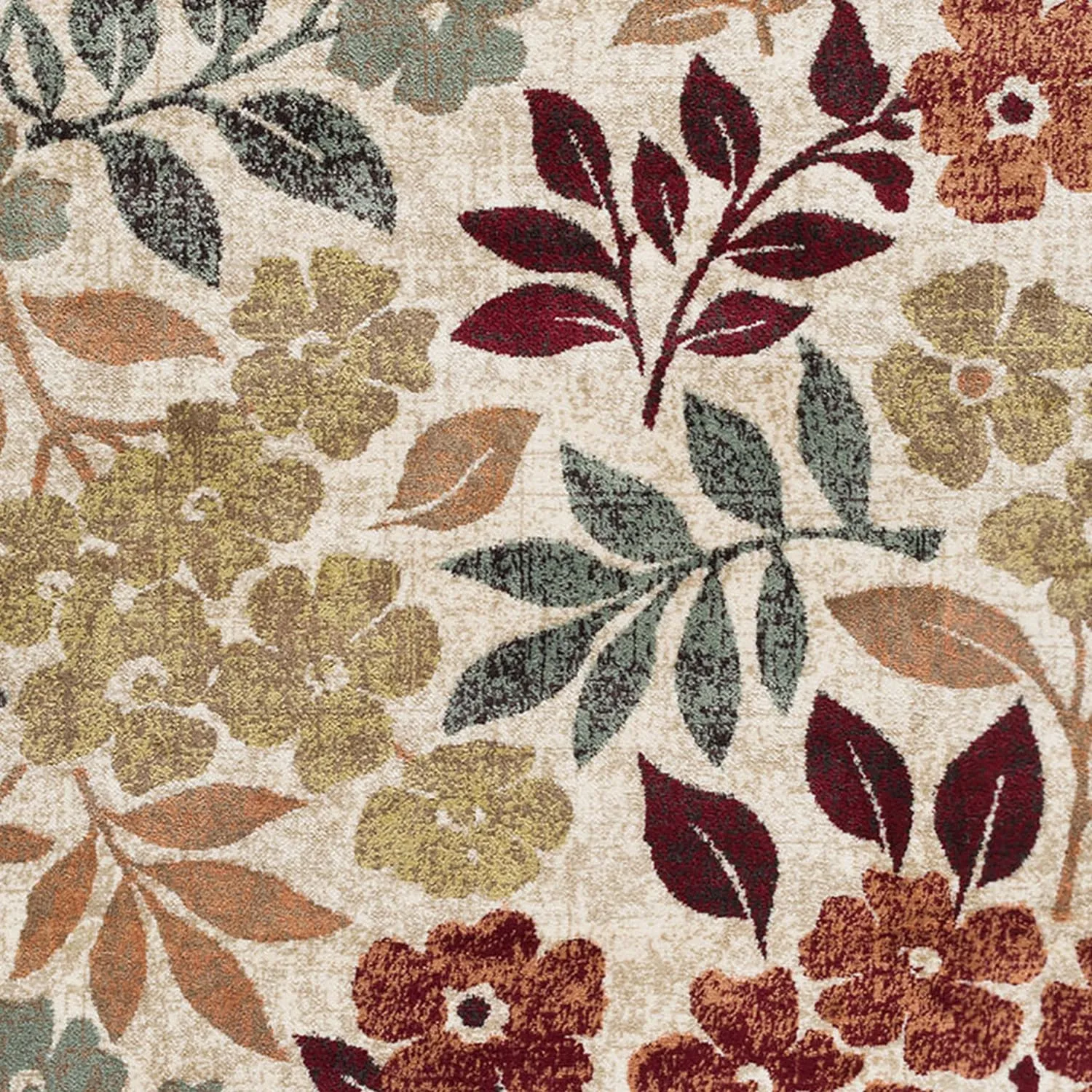 Decora Shabby Chic Floral Indoor Area Rug