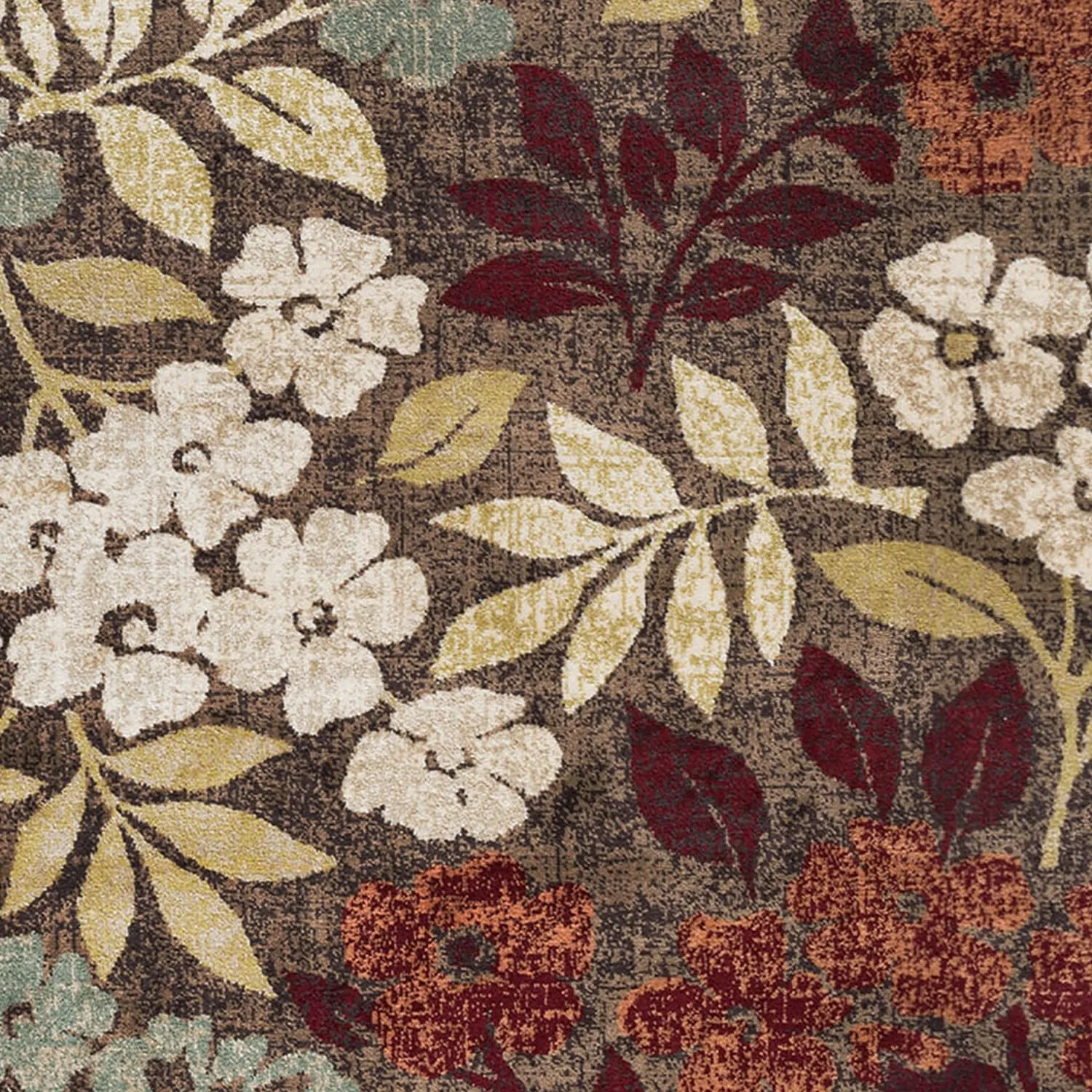 Decora Shabby Chic Floral Indoor Area Rug