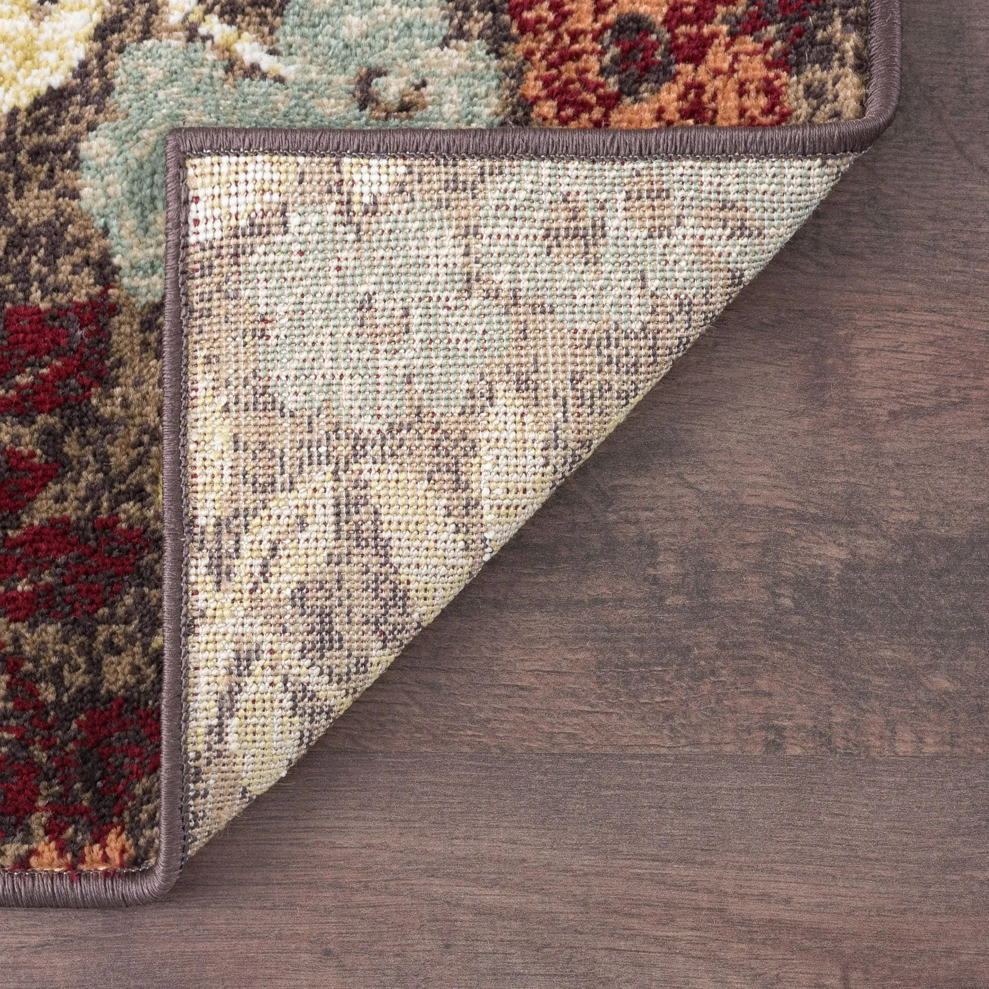 Decora Shabby Chic Floral Indoor Area Rug
