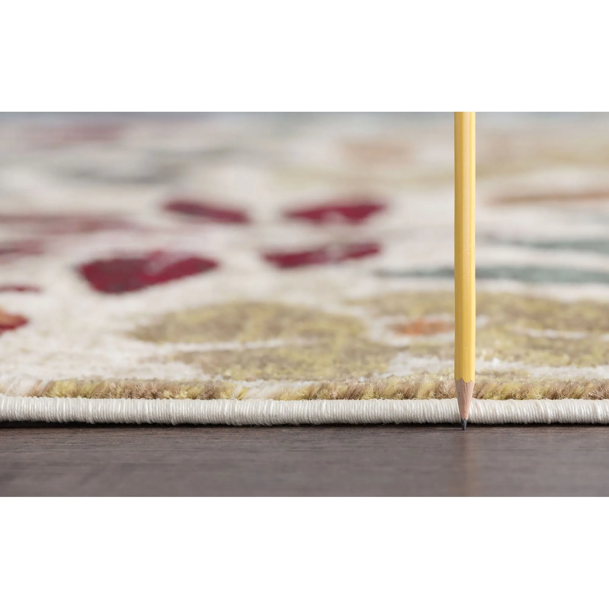 Decora Shabby Chic Floral Indoor Area Rug