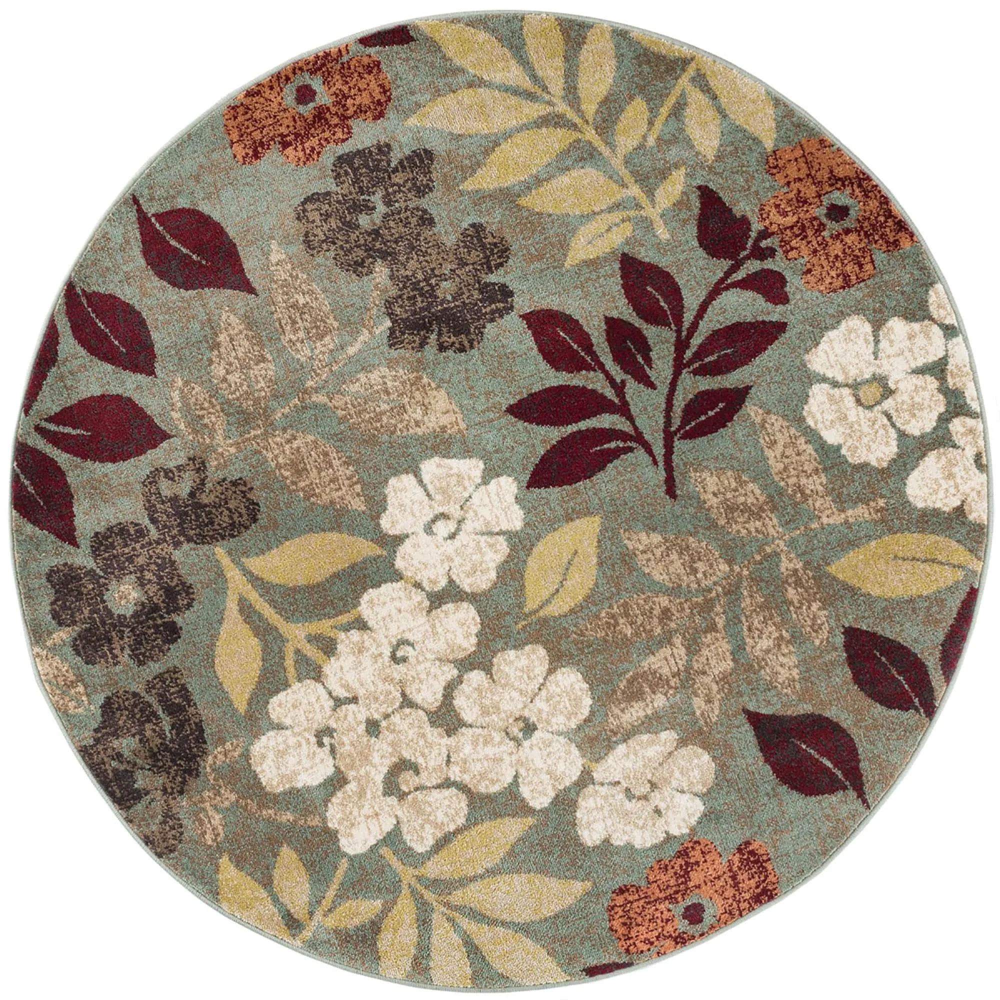 Decora Shabby Chic Floral Indoor Area Rug