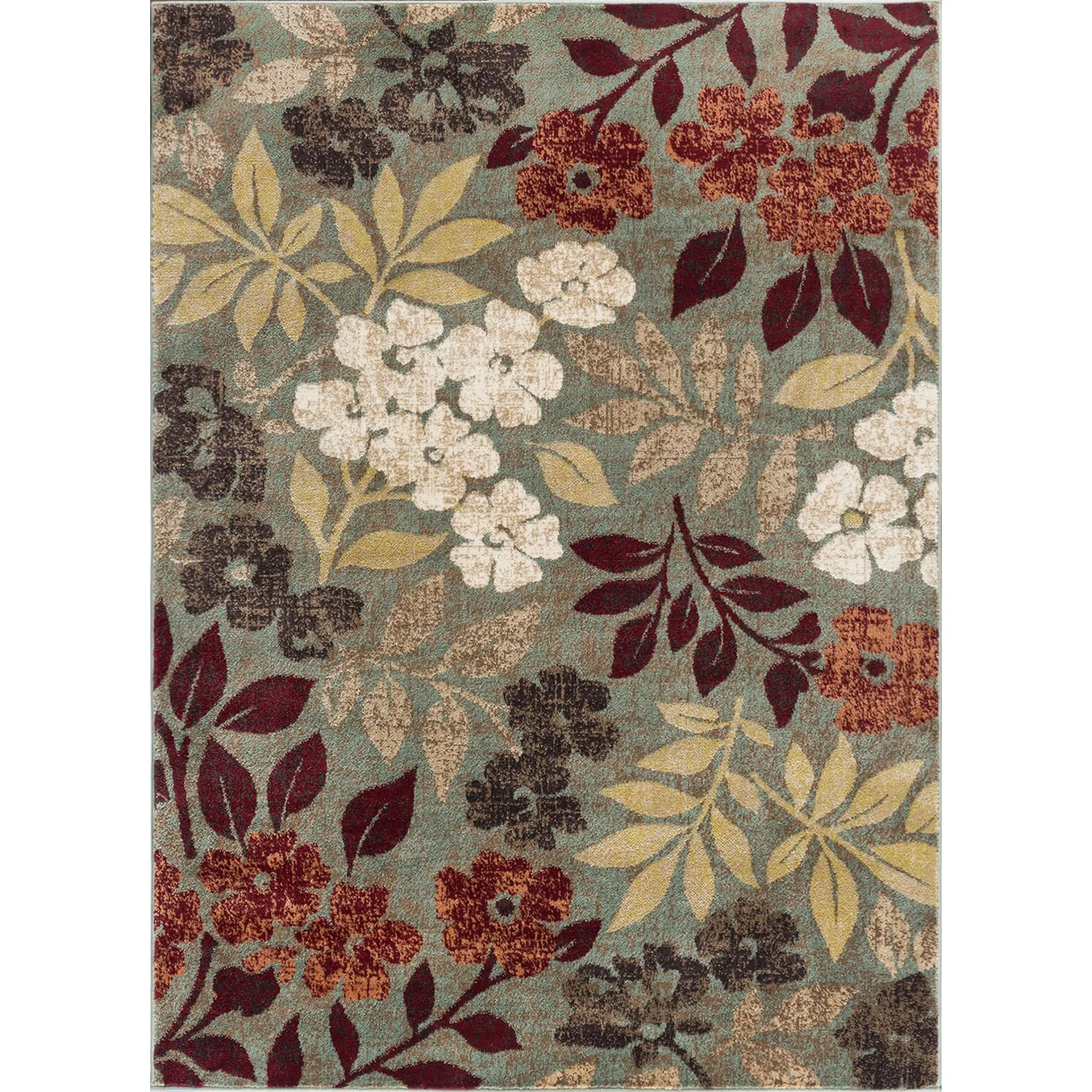 Decora Shabby Chic Floral Indoor Area Rug