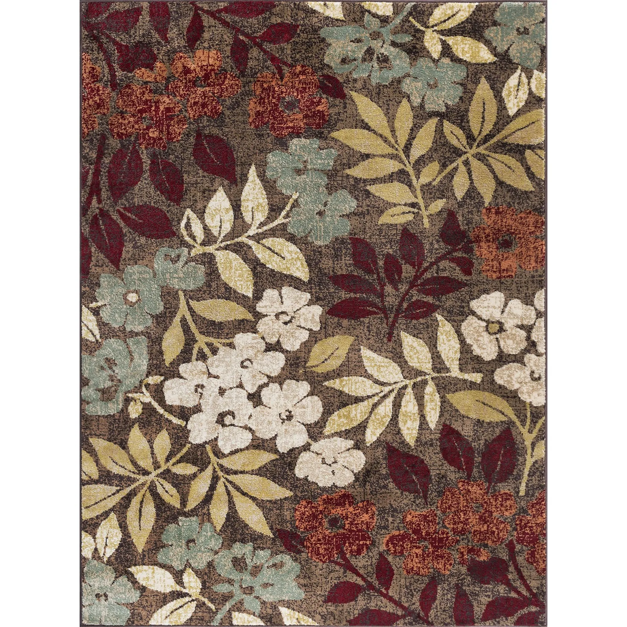 Decora Shabby Chic Floral Indoor Area Rug