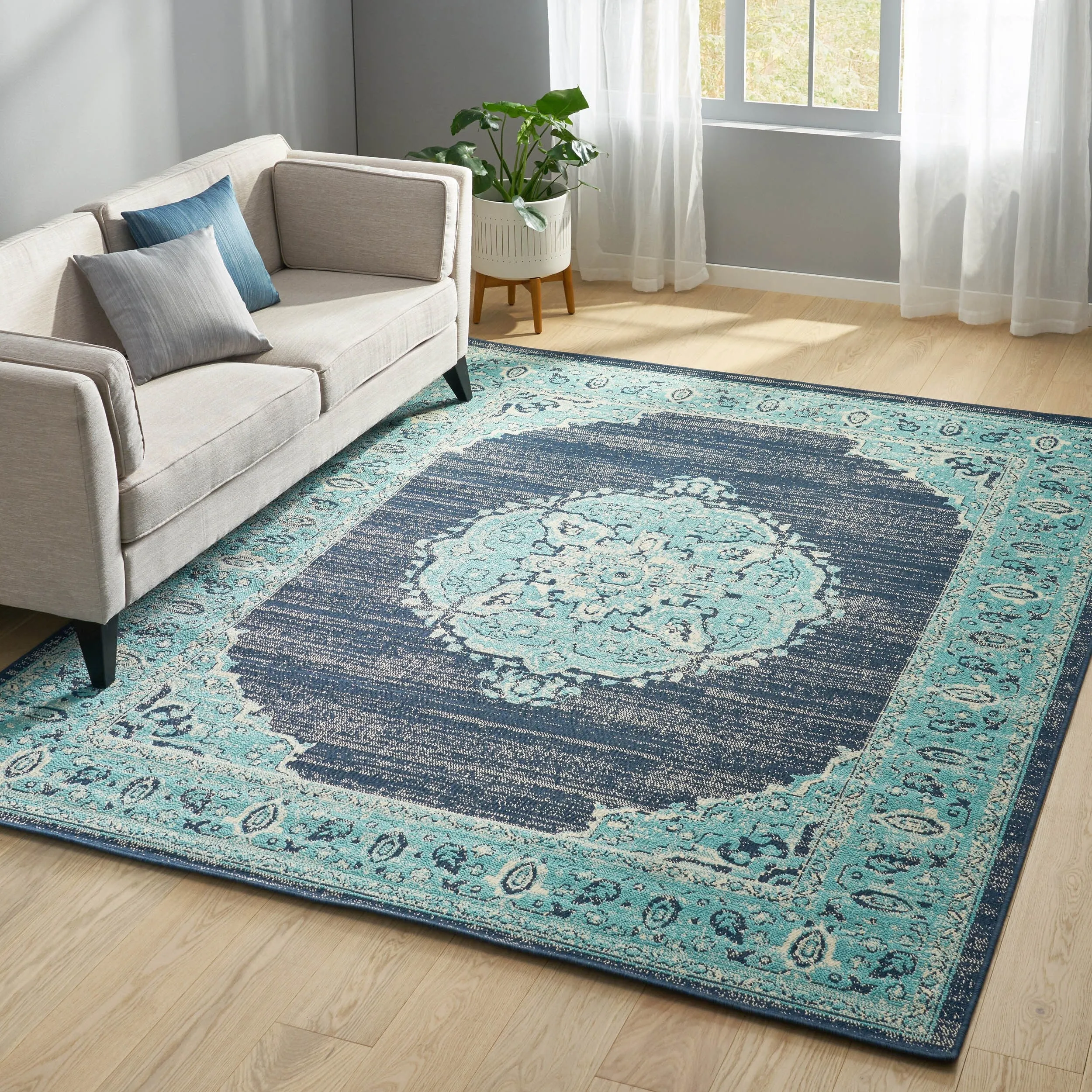 Derudder Indoor and Outdoor Area Rug by Christopher Knight Home