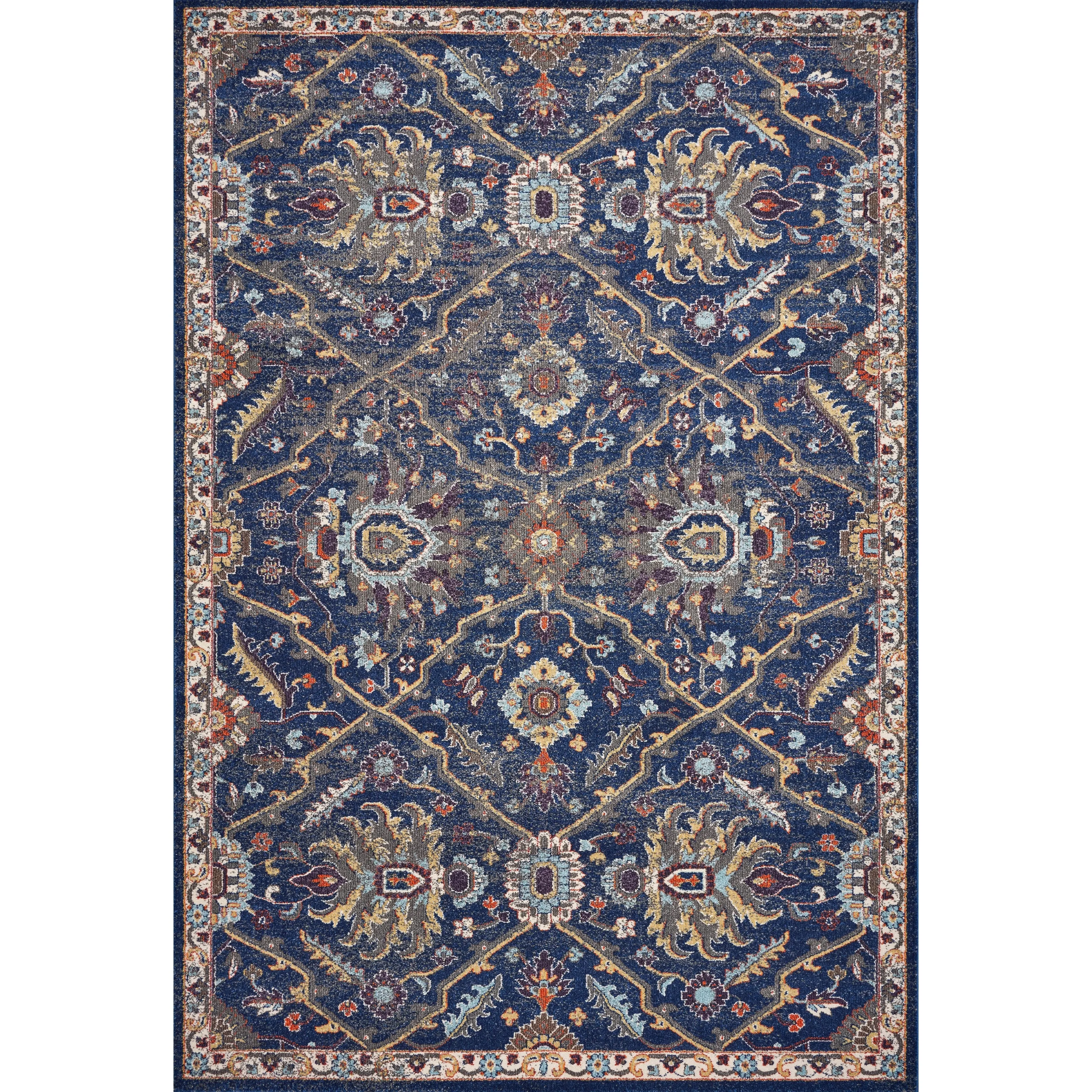 Domani Capri Persian Dreams Medallion Bordered Area Rug