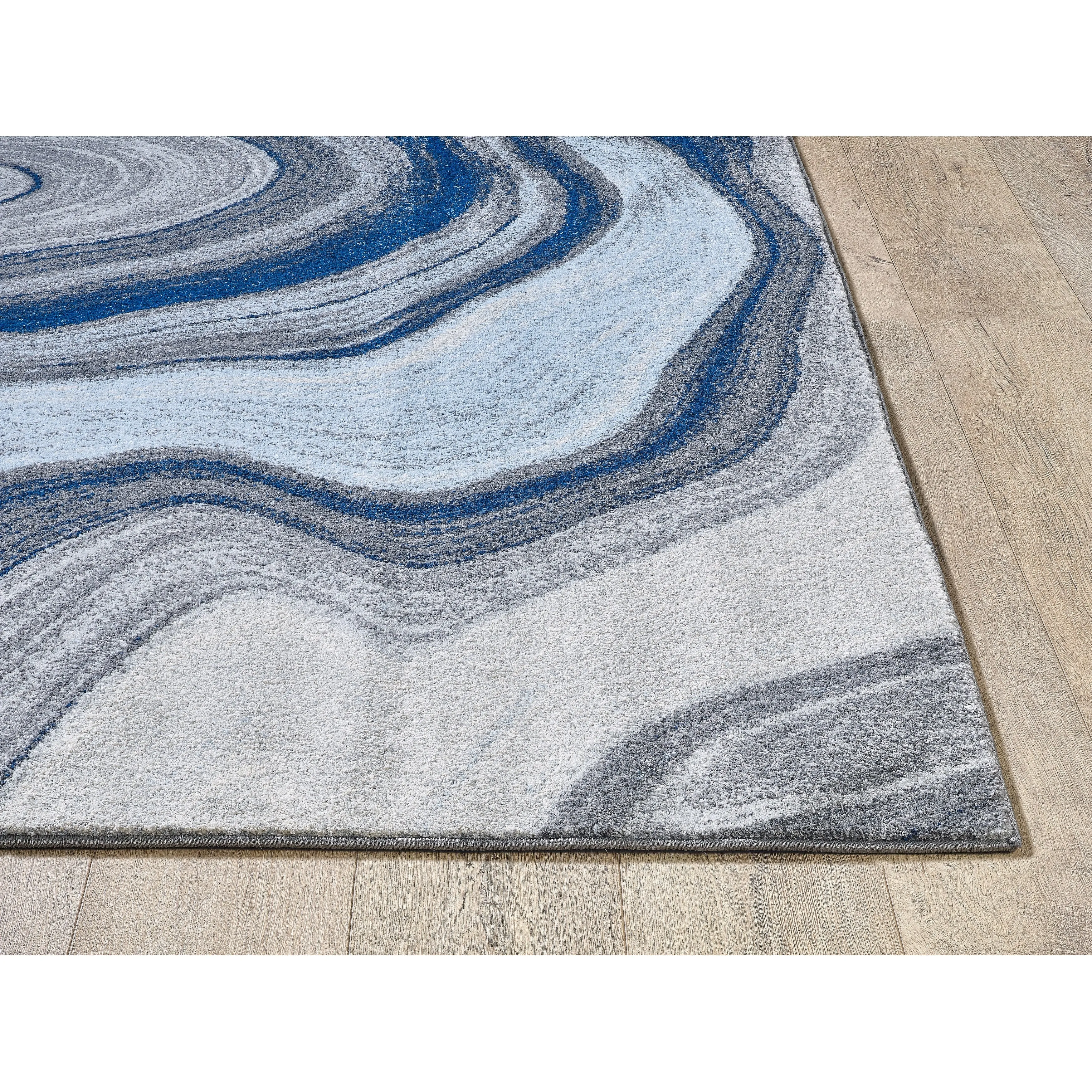 Domani Globe Cool Marble Area Rug