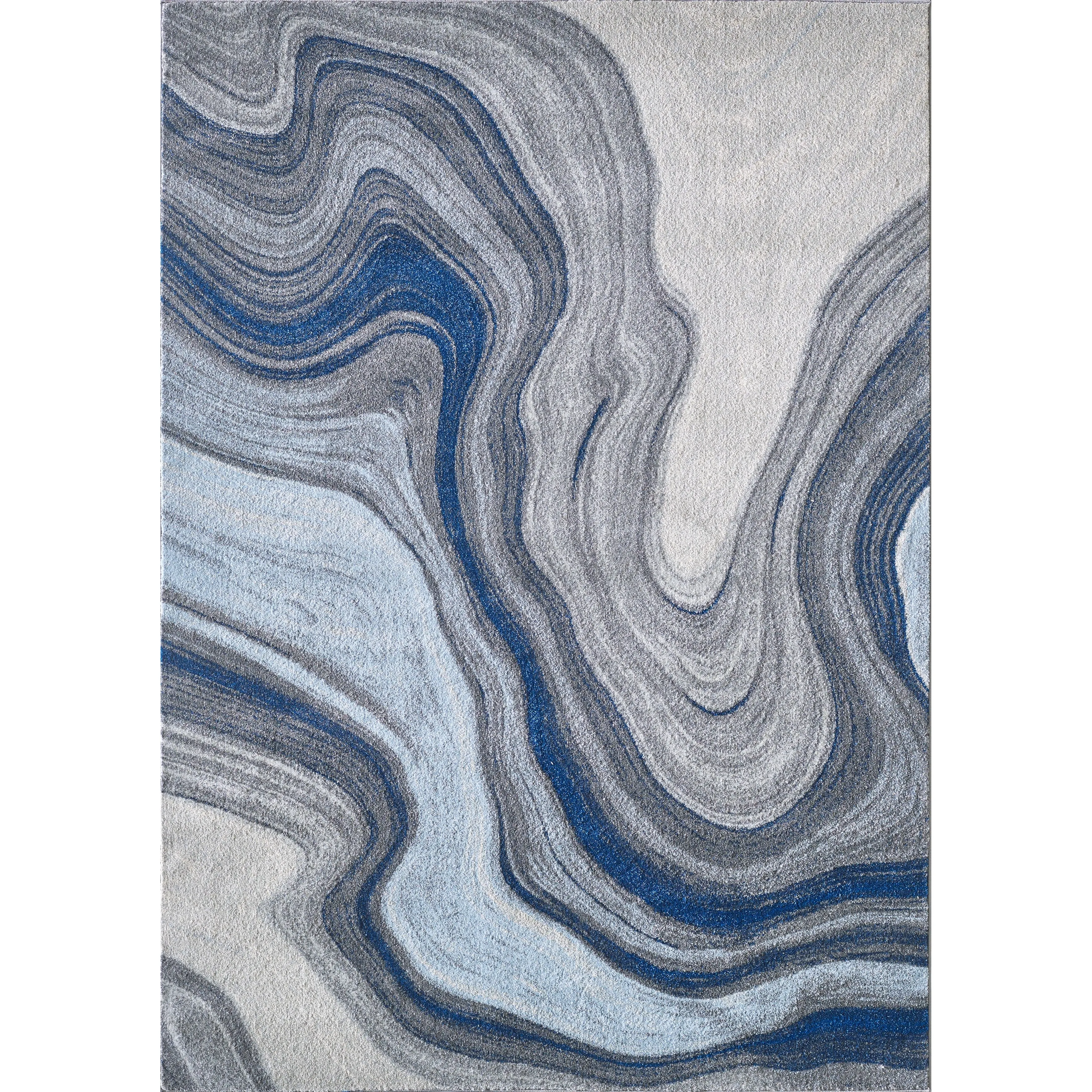 Domani Globe Cool Marble Area Rug
