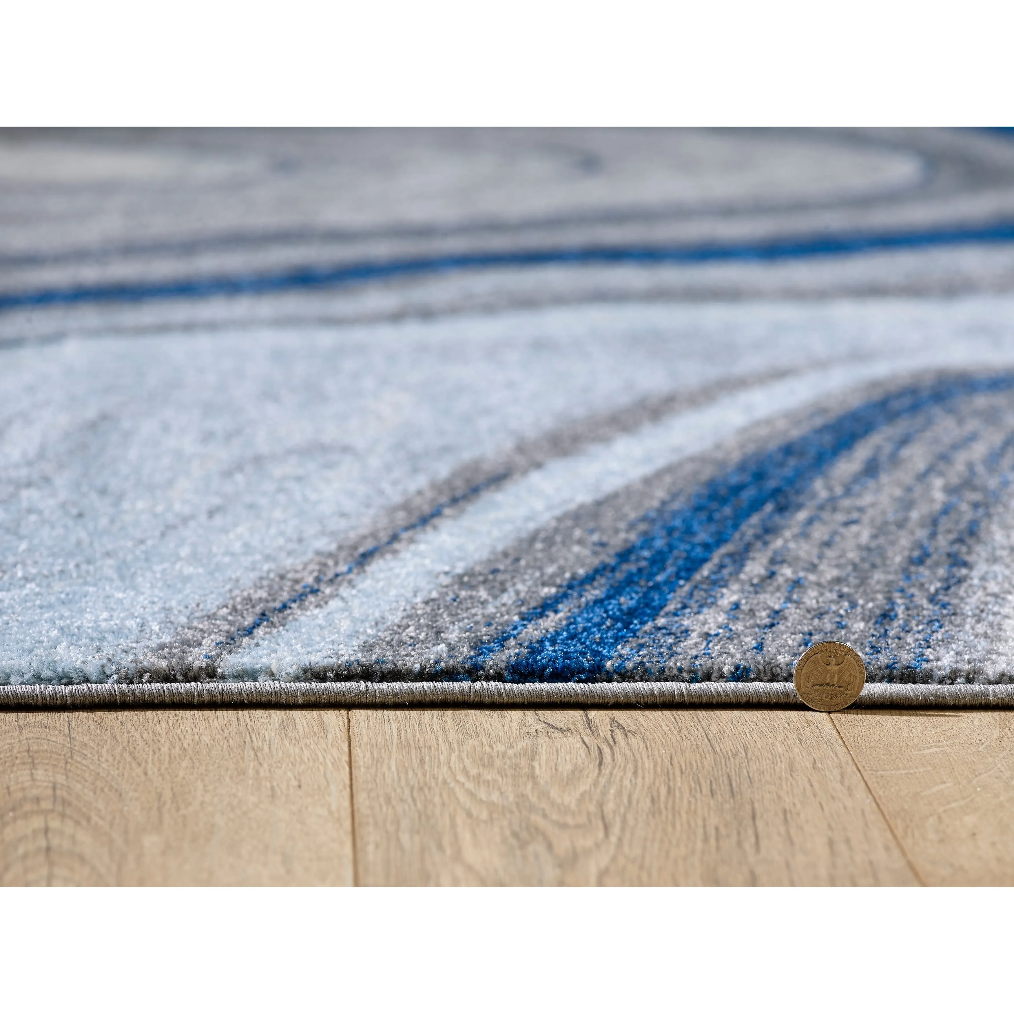 Domani Globe Cool Marble Area Rug