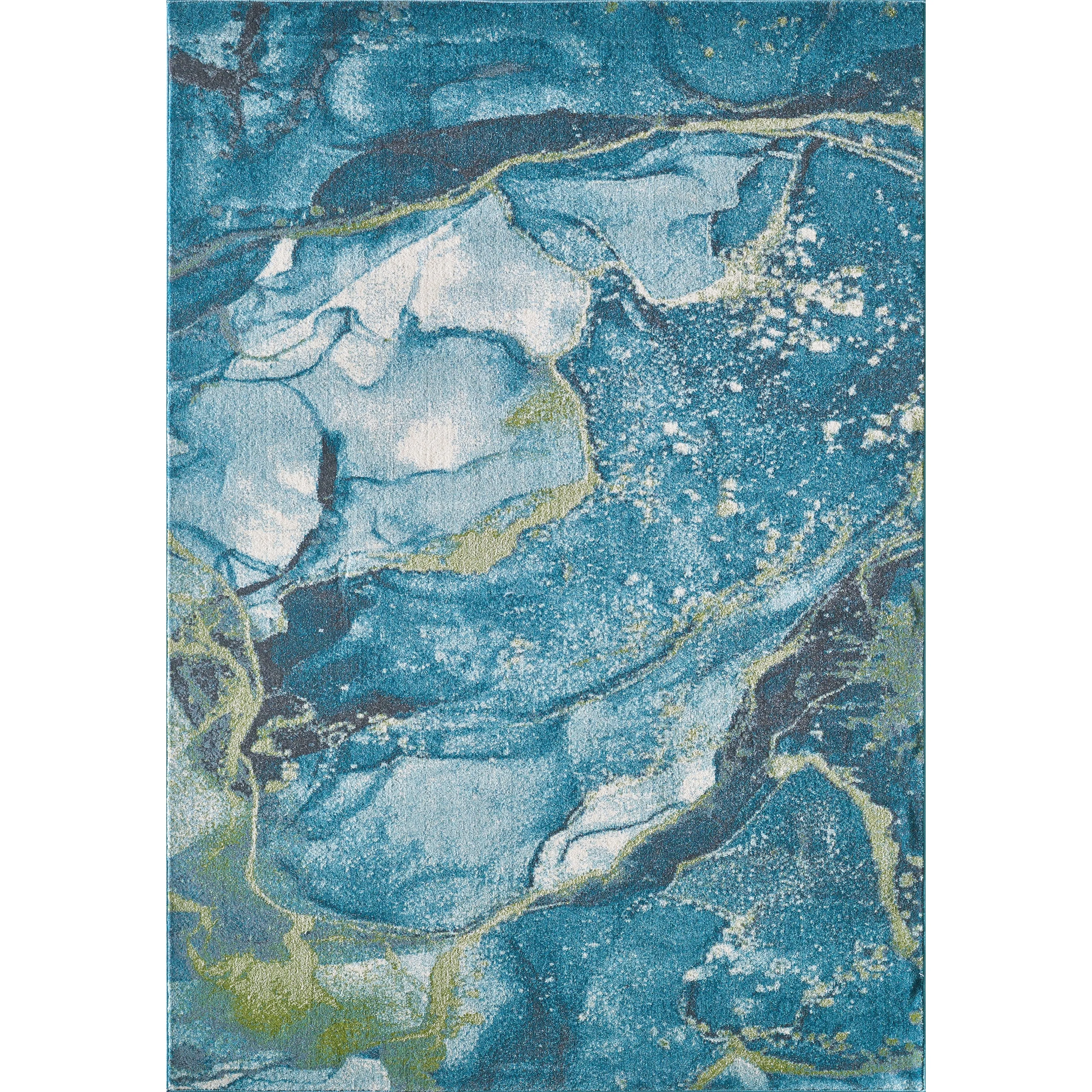 Domani Globe Modern Marble Area Rug