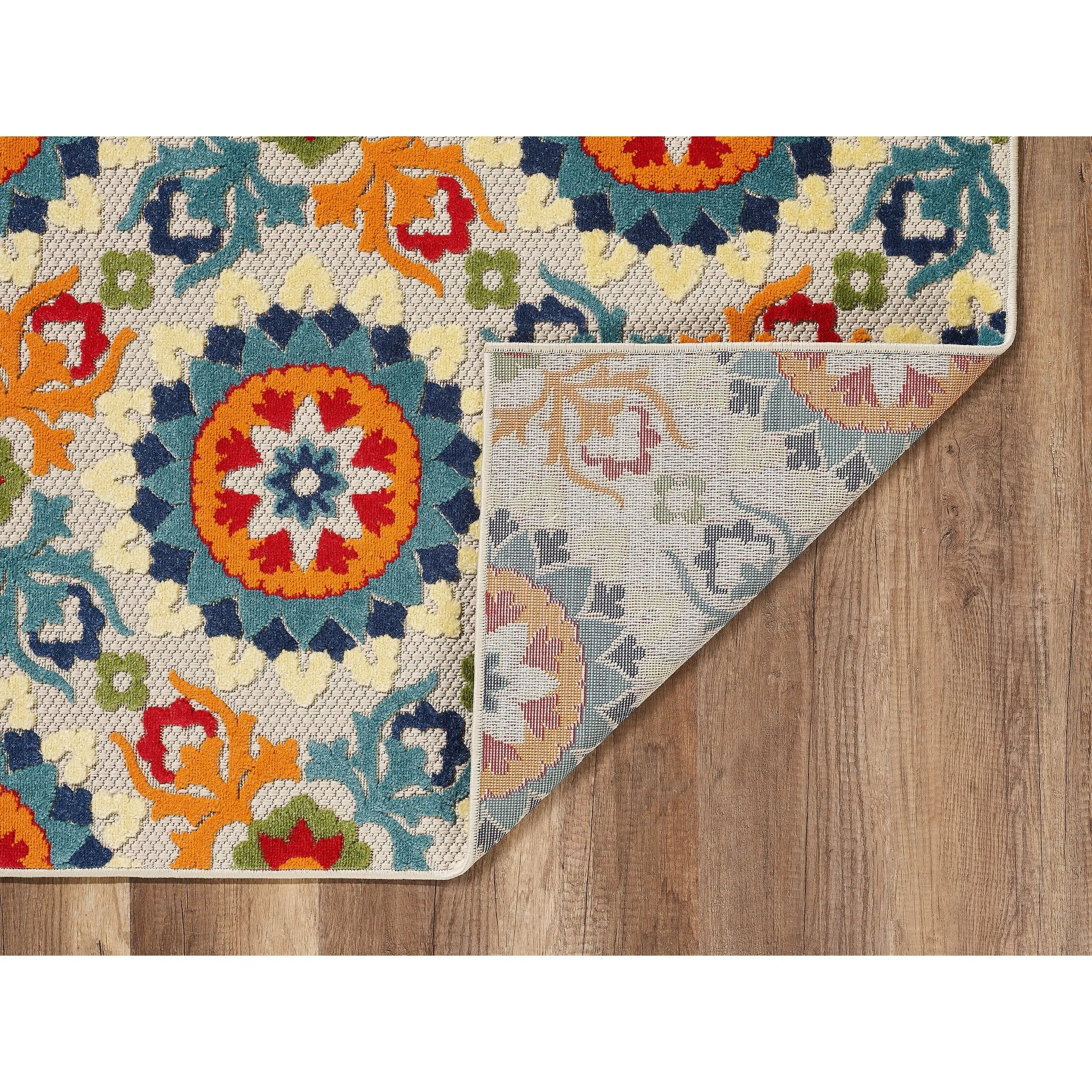 Domani Napa Floral Trellis Indoor/ Outdoor Rug