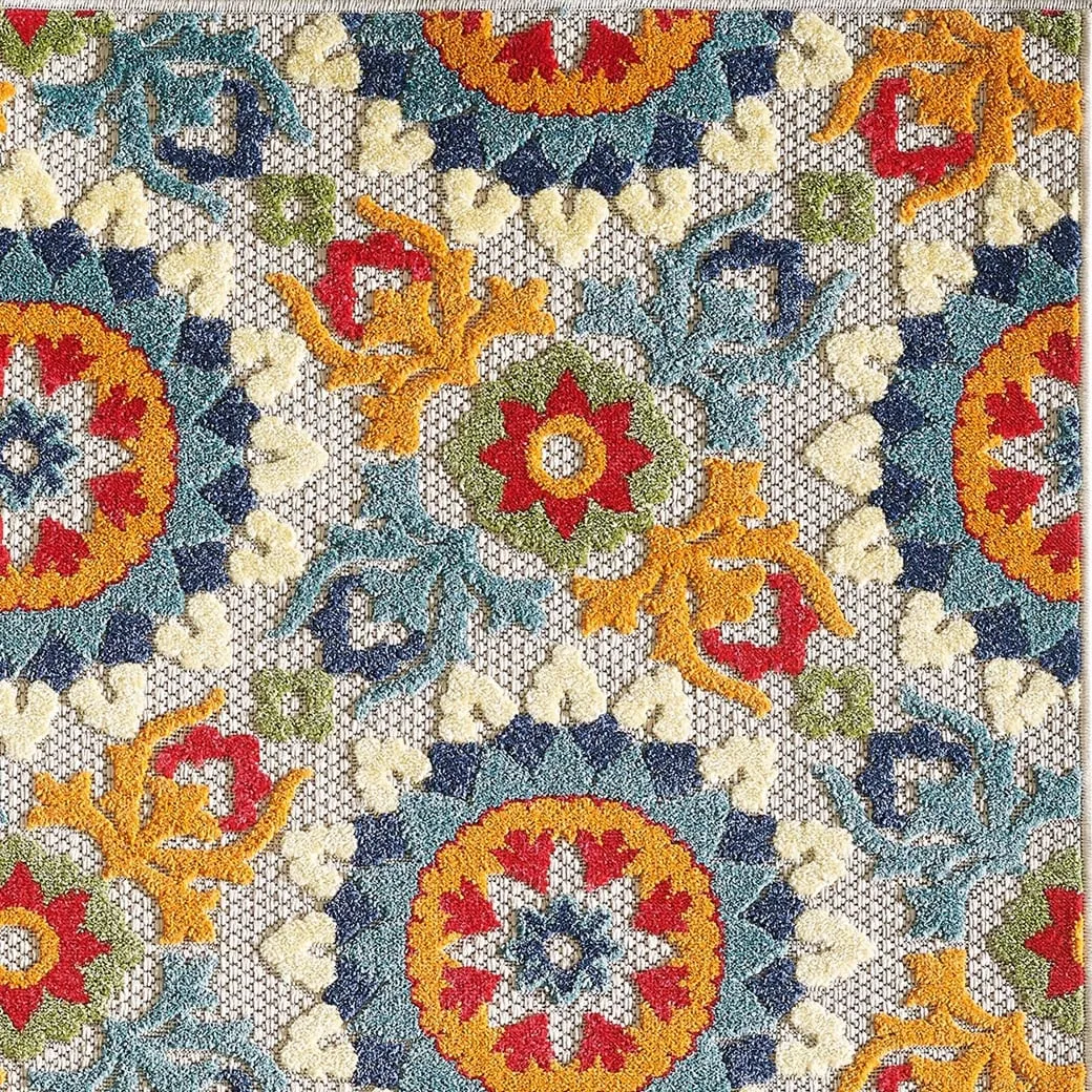 Domani Napa Floral Trellis Indoor/ Outdoor Rug