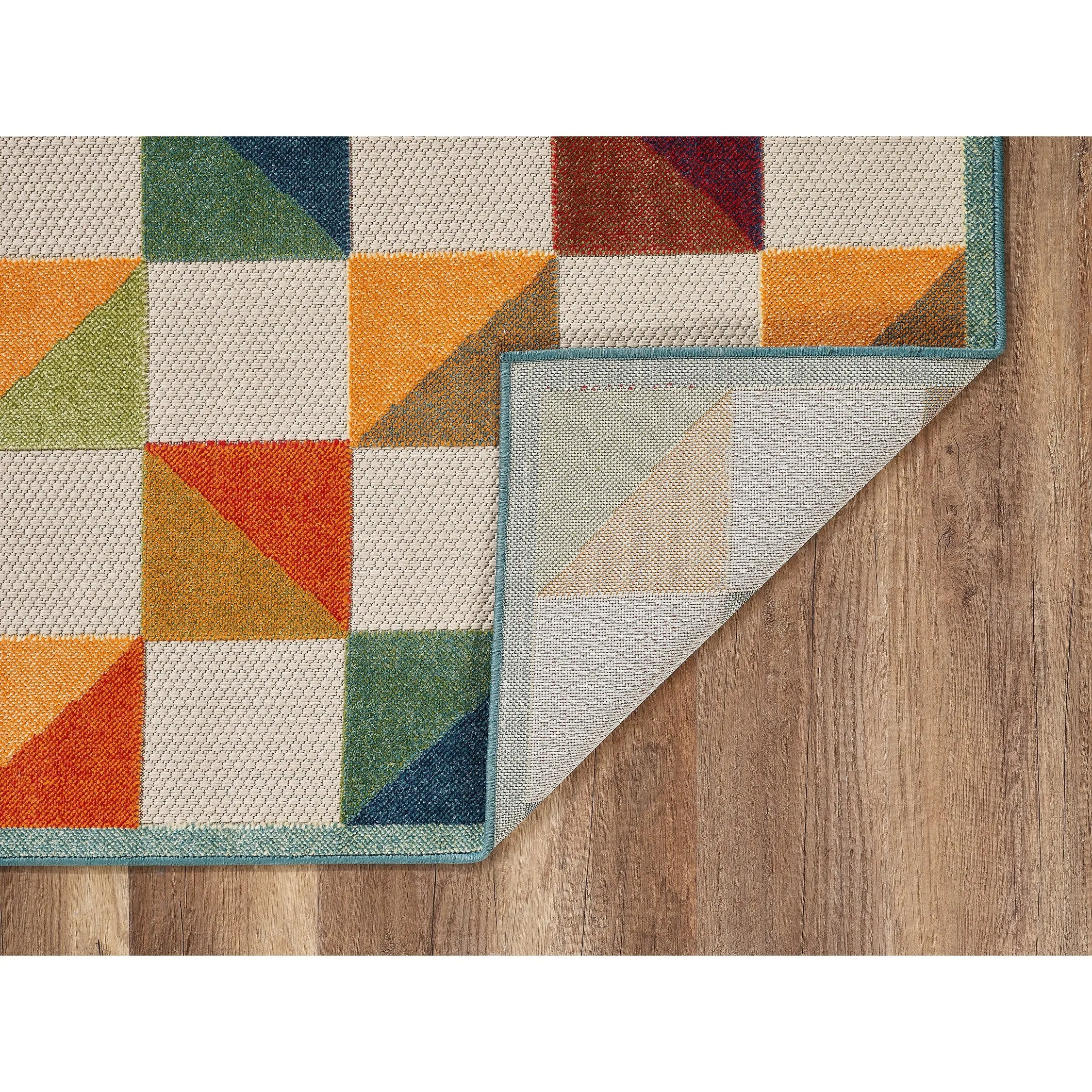 Domani Napa Geometric Ombre Indoor/ Outdoor Rug