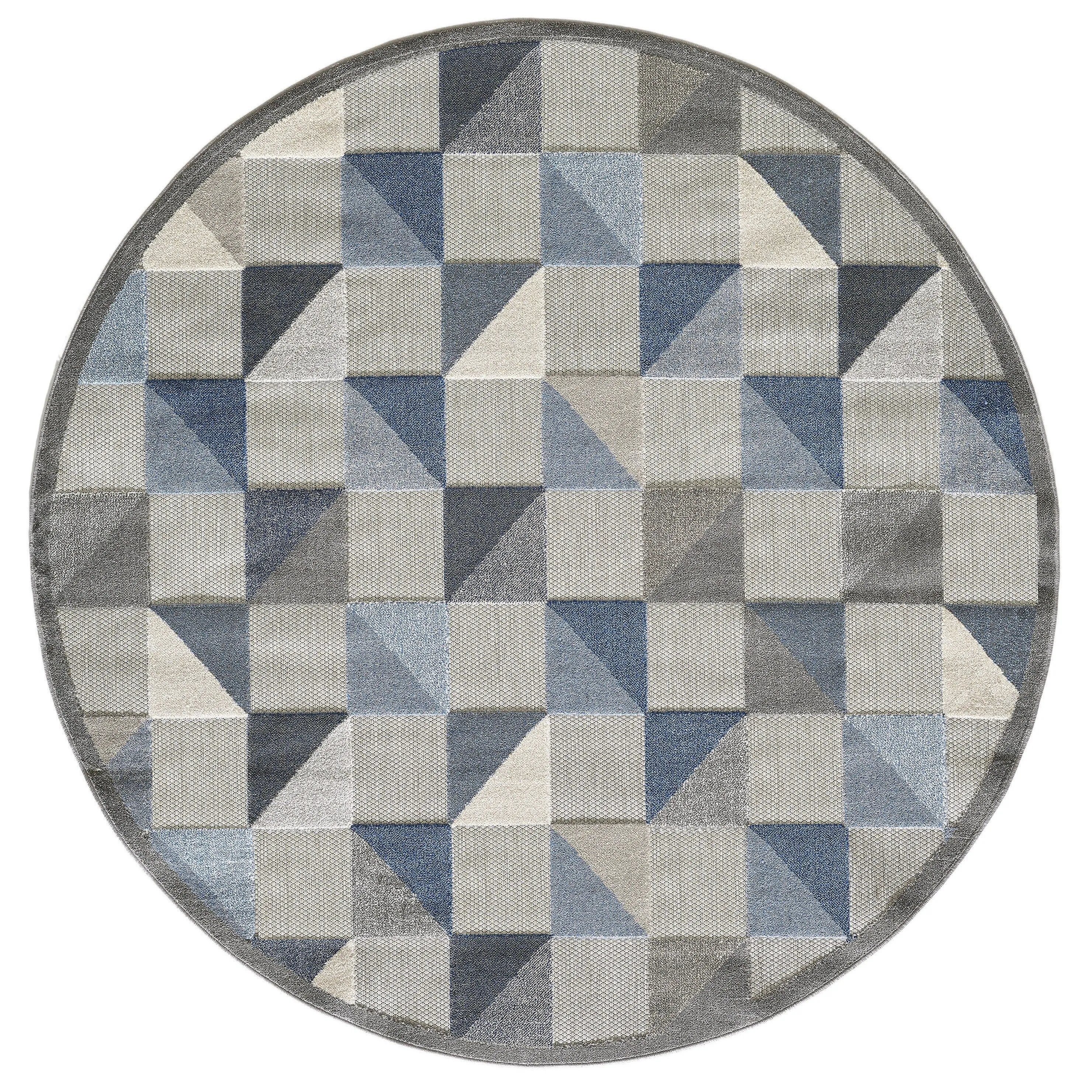 Domani Napa Geometric Ombre Indoor/ Outdoor Rug