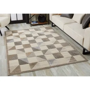 Domani Napa Geometric Ombre Indoor/ Outdoor Rug