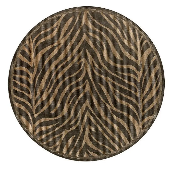 Dream Decor Rugs Pergola Cape Black Brown Indoor Outdoor Area Rug