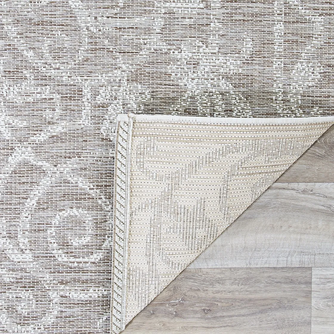 Dream Decor Rugs Samantha Scroll Indoor Outdoor Area Rug