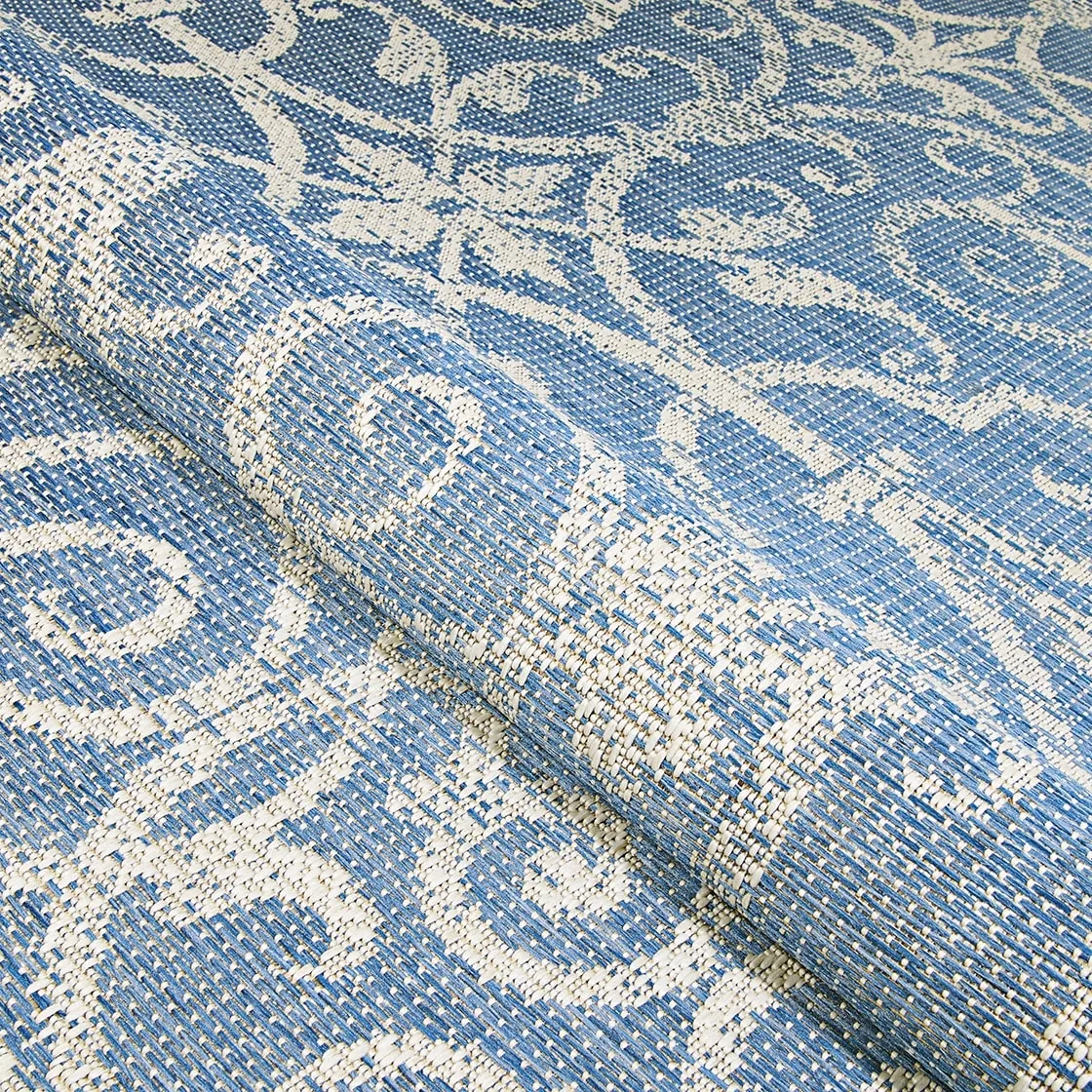 Dream Decor Rugs Samantha Scroll Indoor Outdoor Area Rug