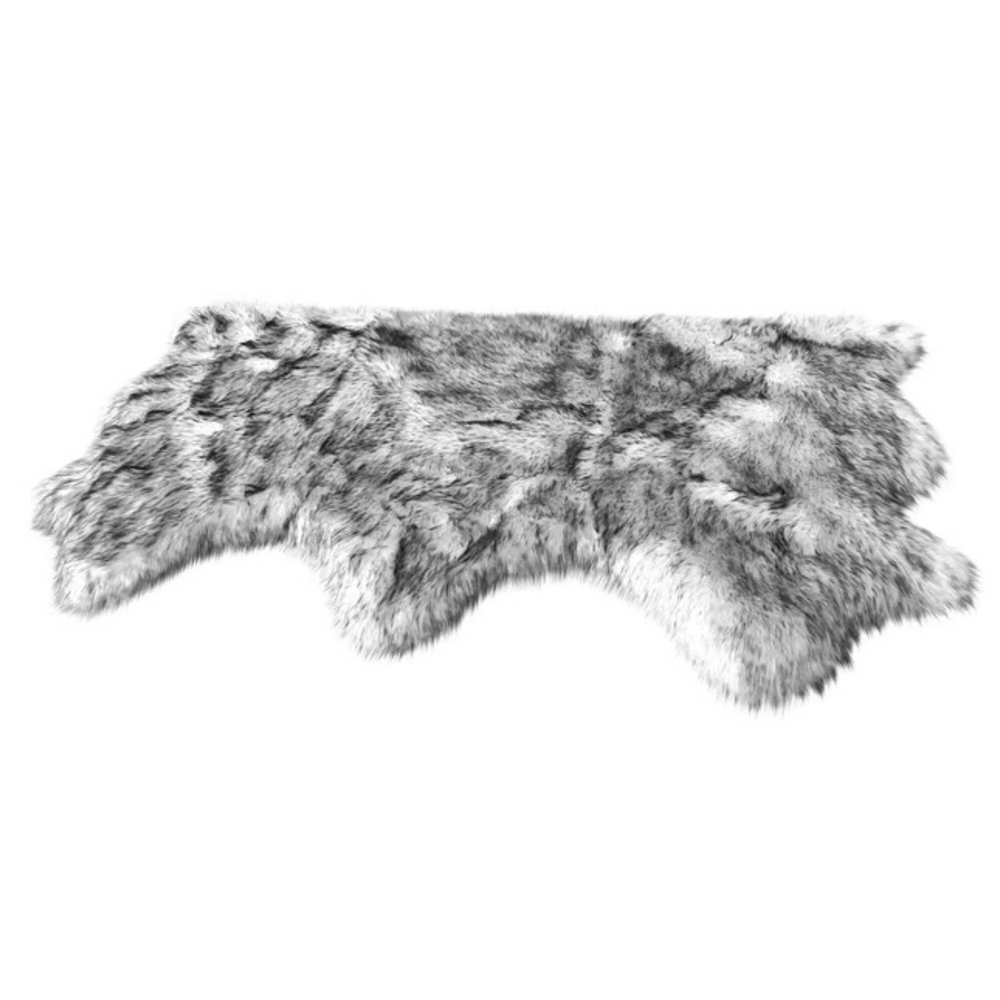 Dynasty Natural 3-Pelt Luxury Long Wool Sheepskin Shag Rug