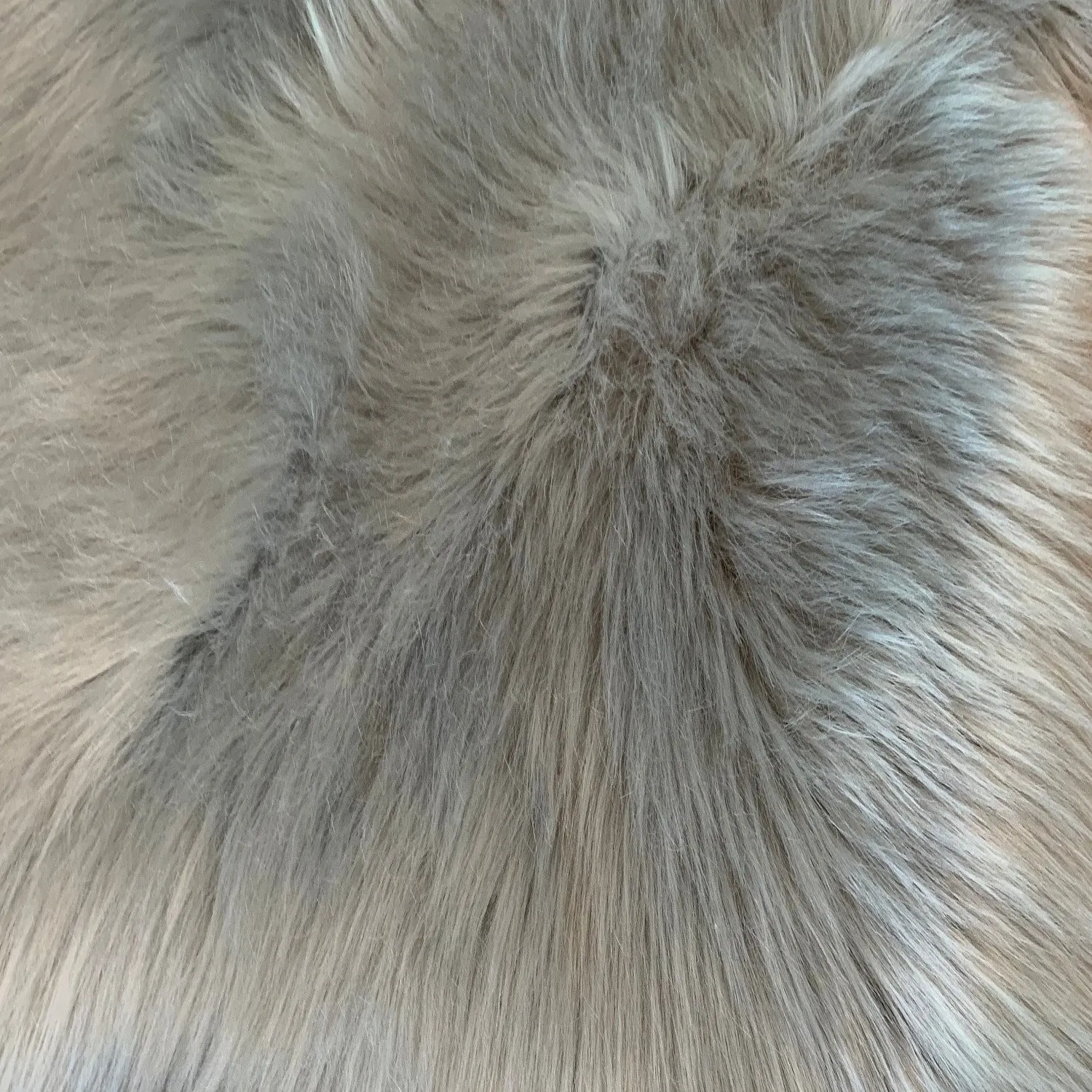 Dynasty Natural 3-Pelt Luxury Long Wool Sheepskin Shag Rug