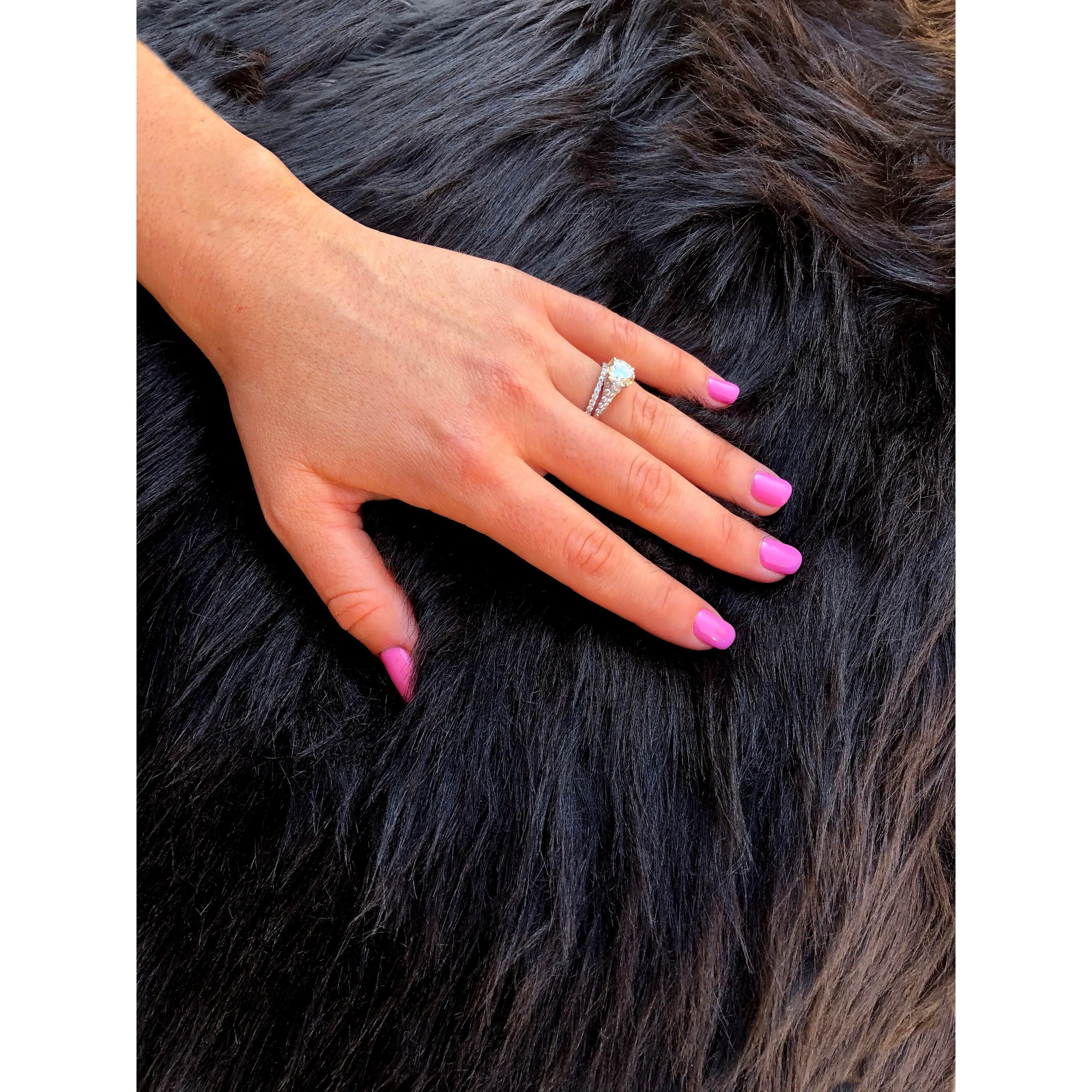Dynasty Natural 3-Pelt Luxury Long Wool Sheepskin Shag Rug