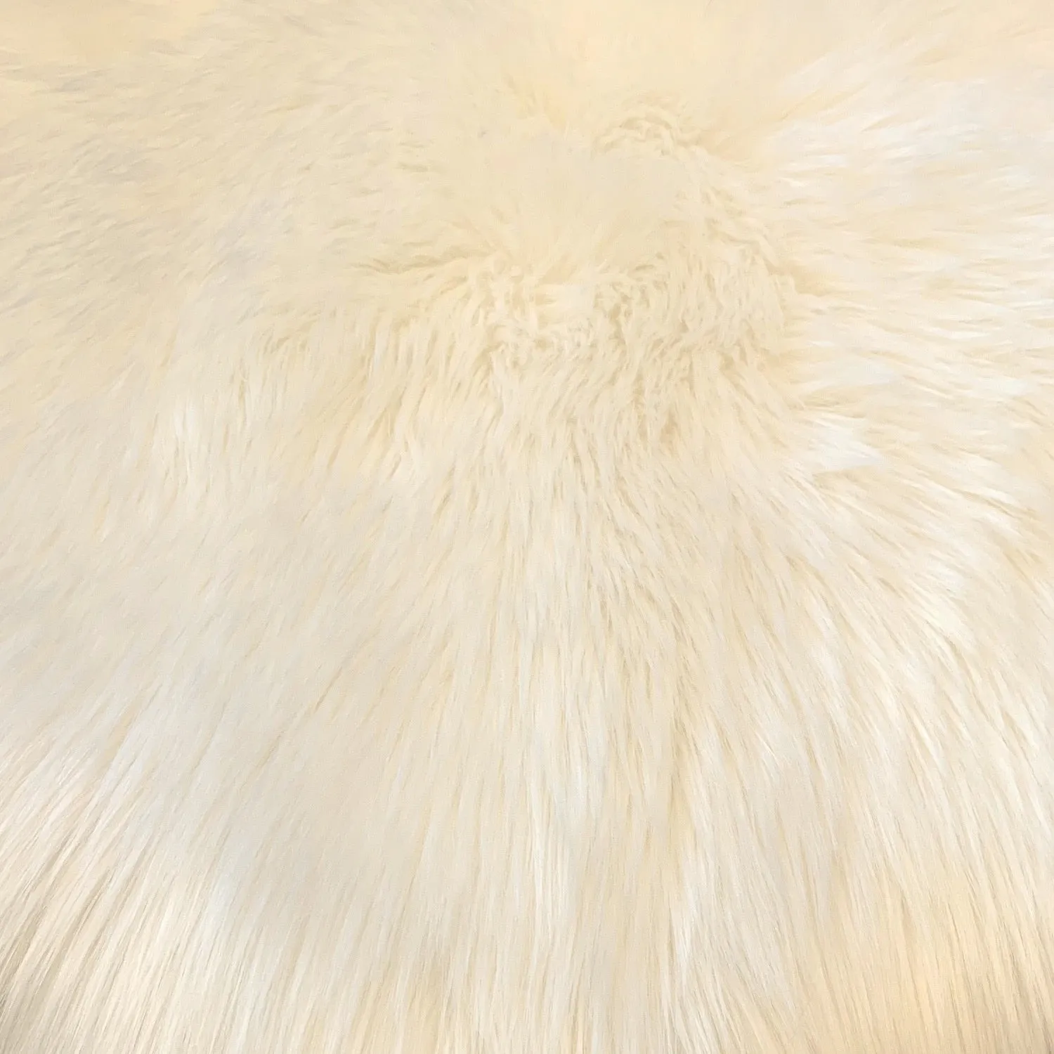 Dynasty Natural 3-Pelt Luxury Long Wool Sheepskin Shag Rug