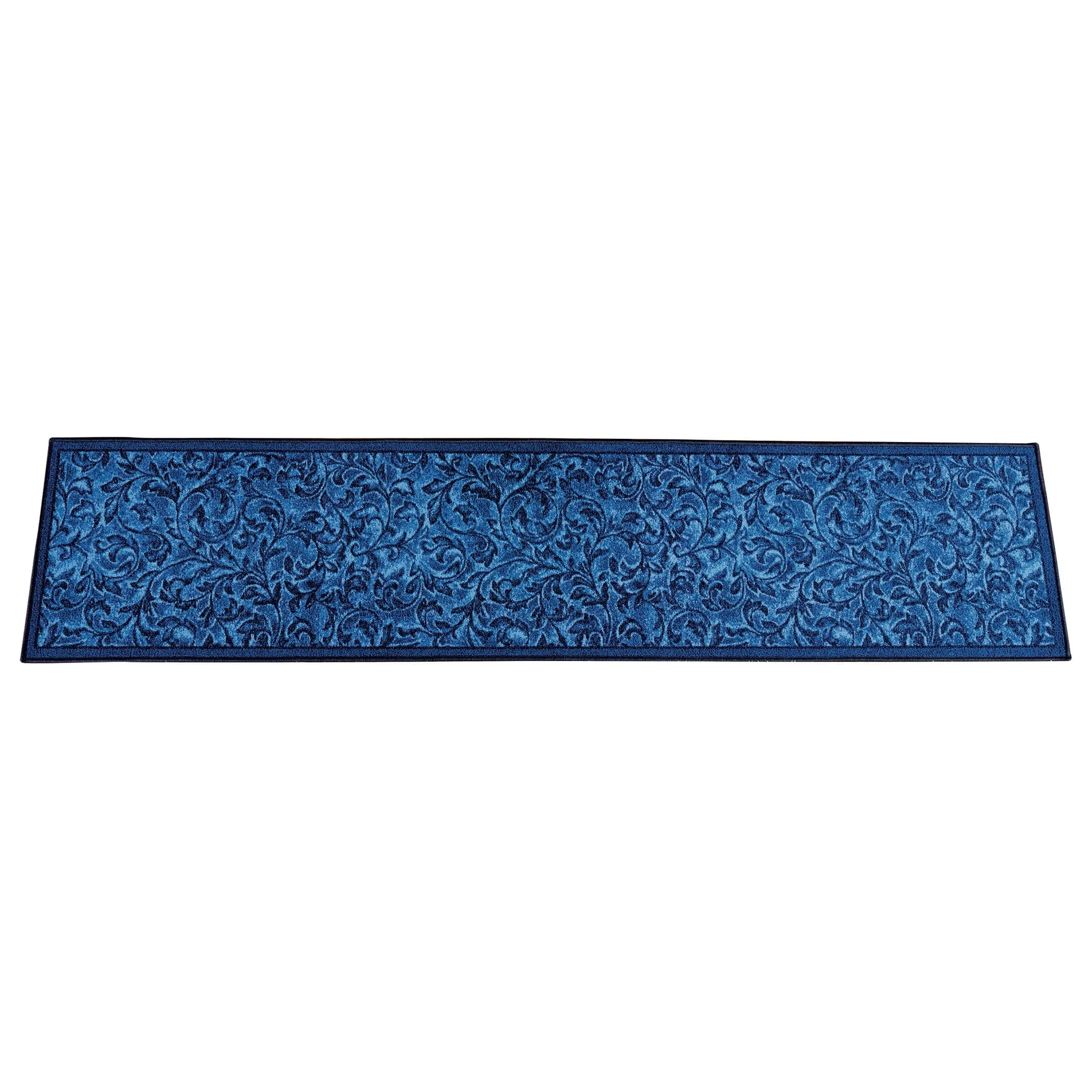 Elegant Siena Scrolling Leaf Design Extra Long Runner Rug