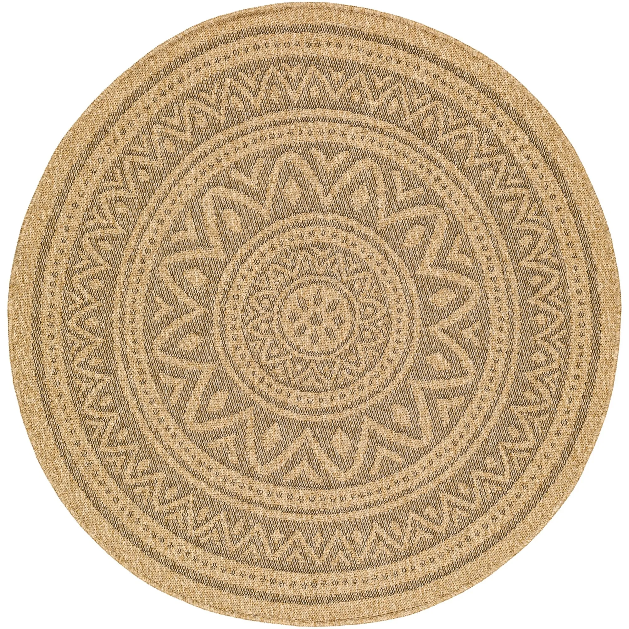 Encore Farmhouse Medallion Indoor/Outdoor Area Rug