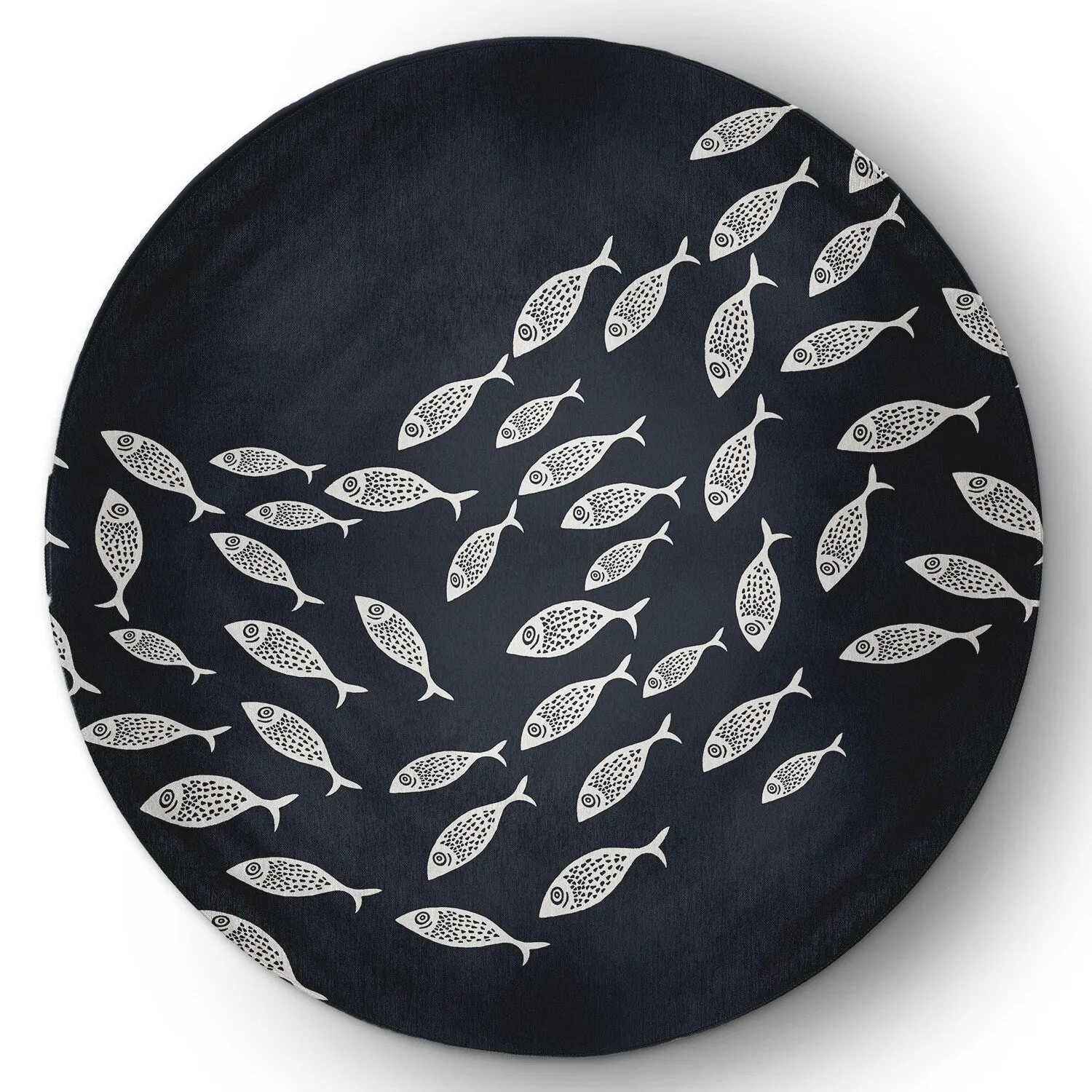 Escuela Nautical Chenille Rug
