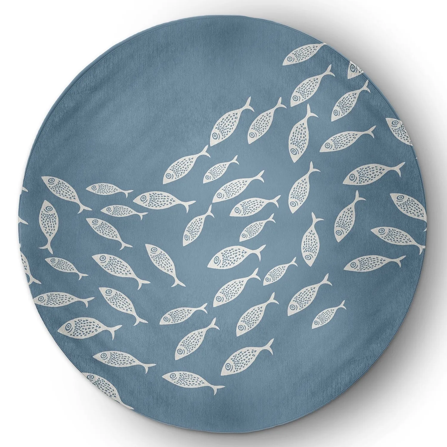 Escuela Nautical Chenille Rug