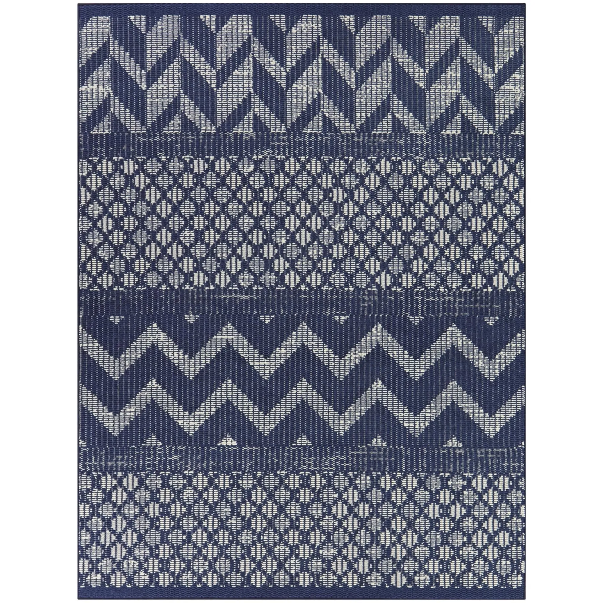 Fairfax Transitional Chevron Indoor/Outdoor Area Rug