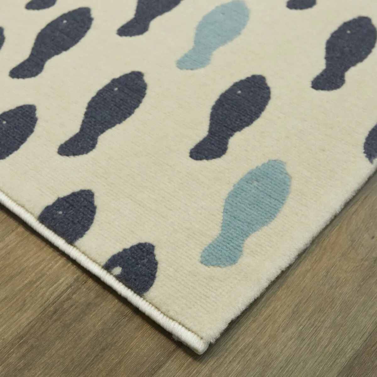 Fish School Coastal Area Rug
