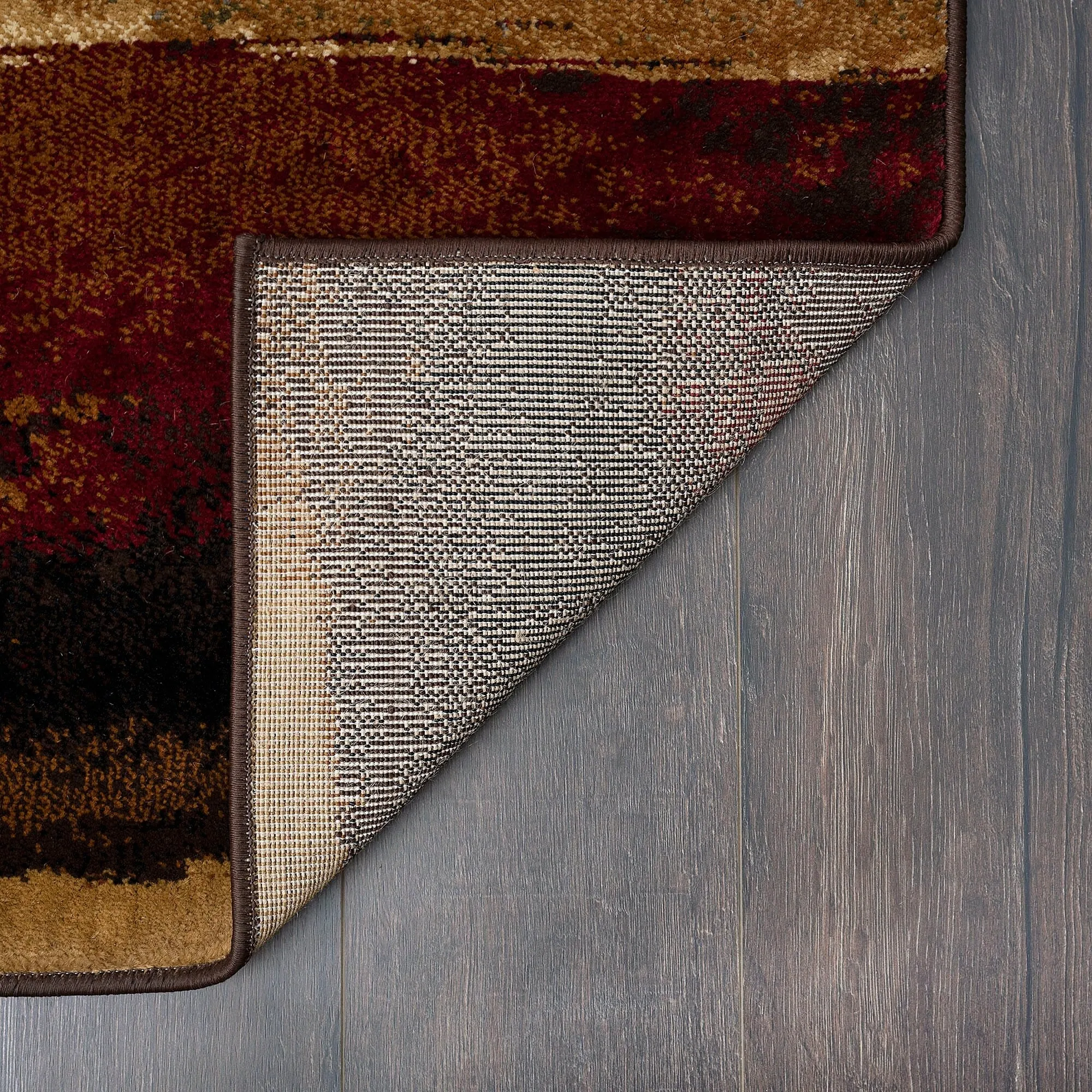 Flora Transitional Stripe Indoor Area Rug