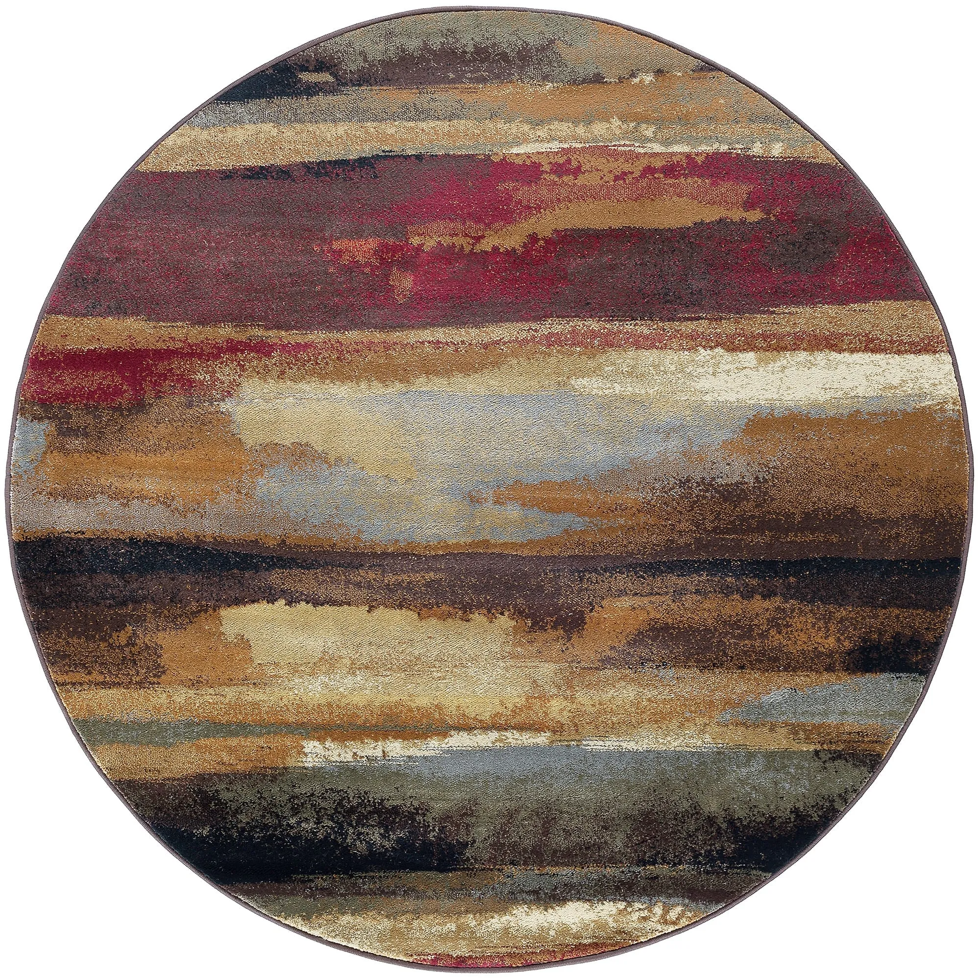 Flora Transitional Stripe Indoor Area Rug