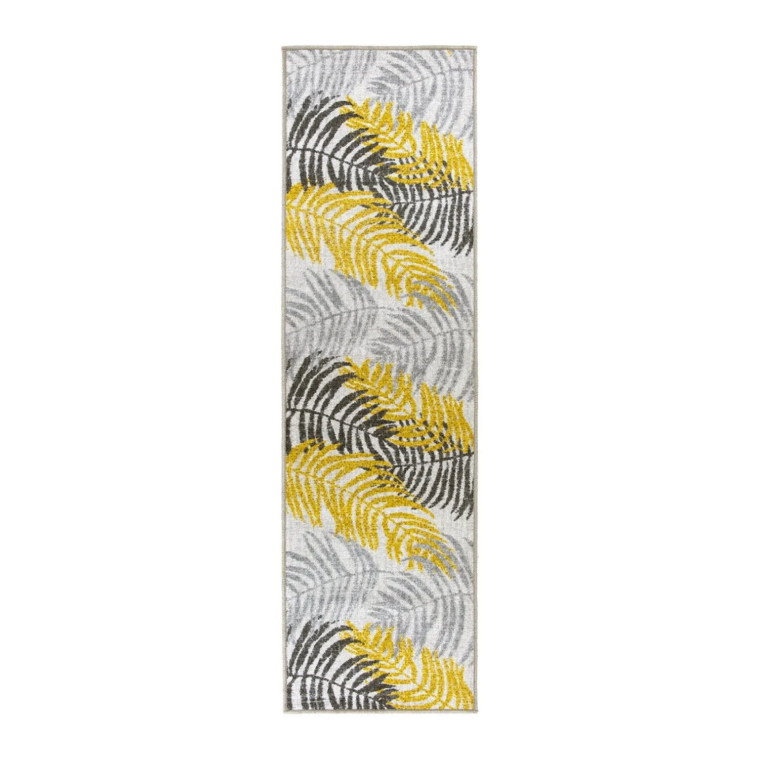 Floral Leaves Flatweave Indoor/Outdoor Area Rug