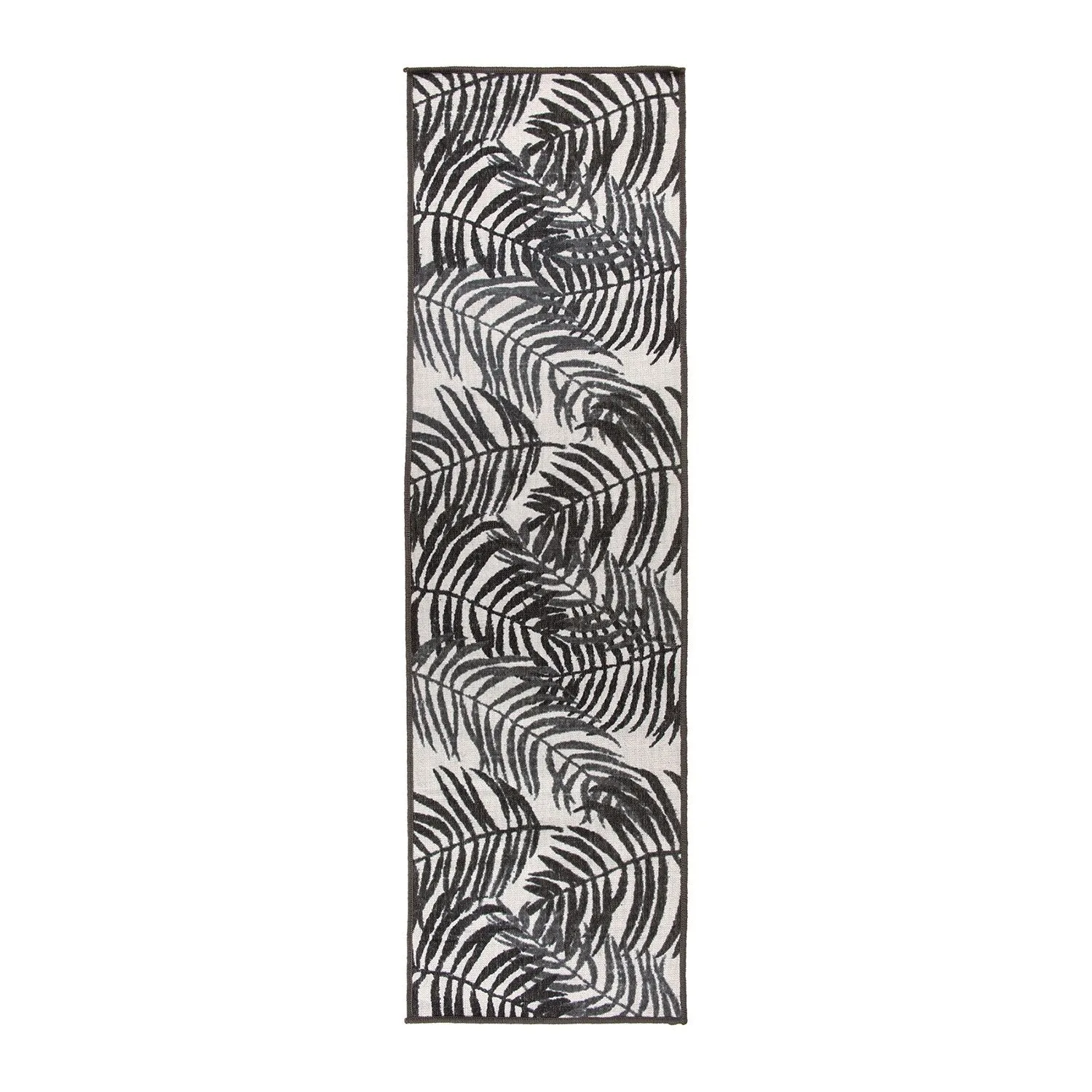 Floral Leaves Flatweave Indoor/Outdoor Area Rug