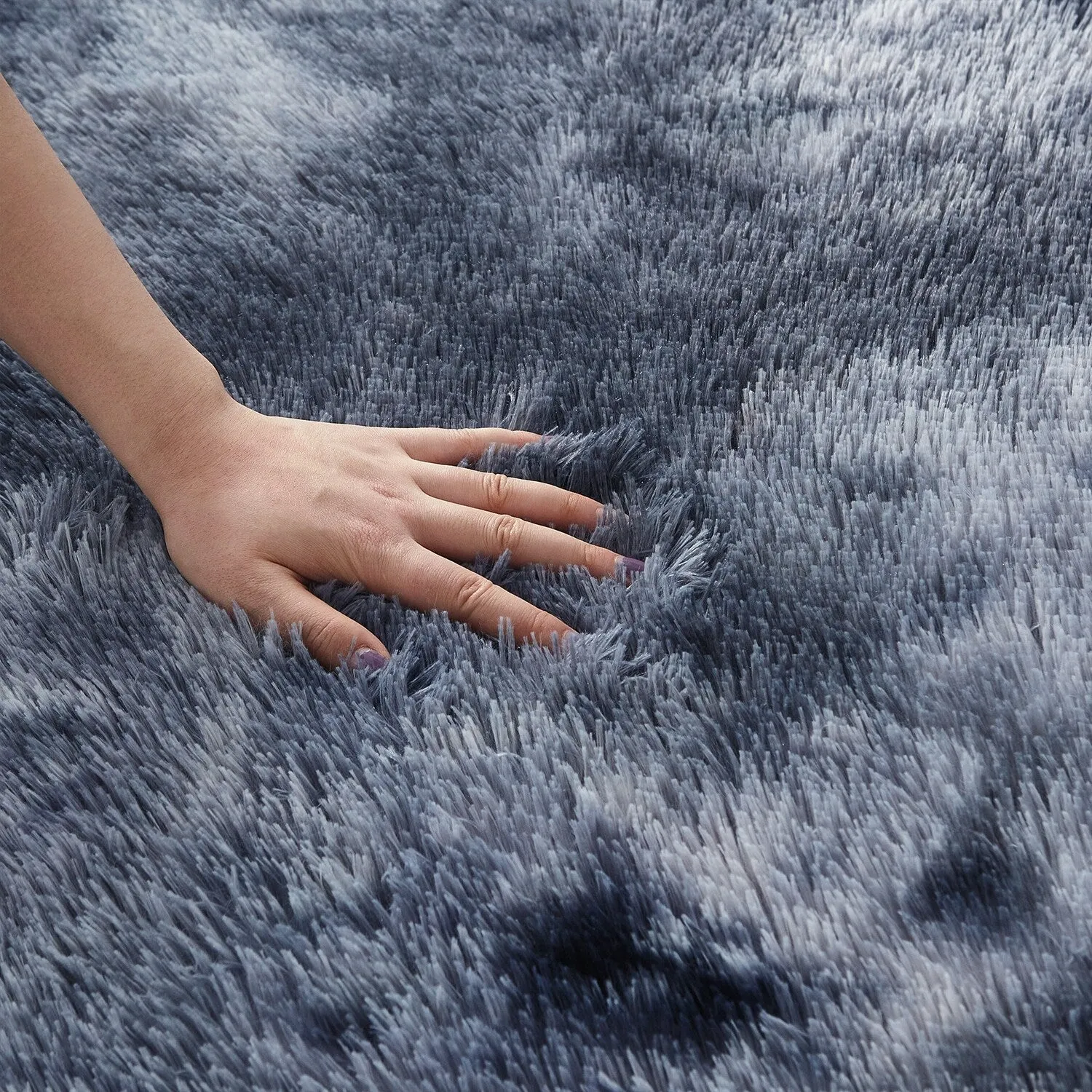 Fluffy Bedroom Rugs Indoor Shaggy Plush Area Rug