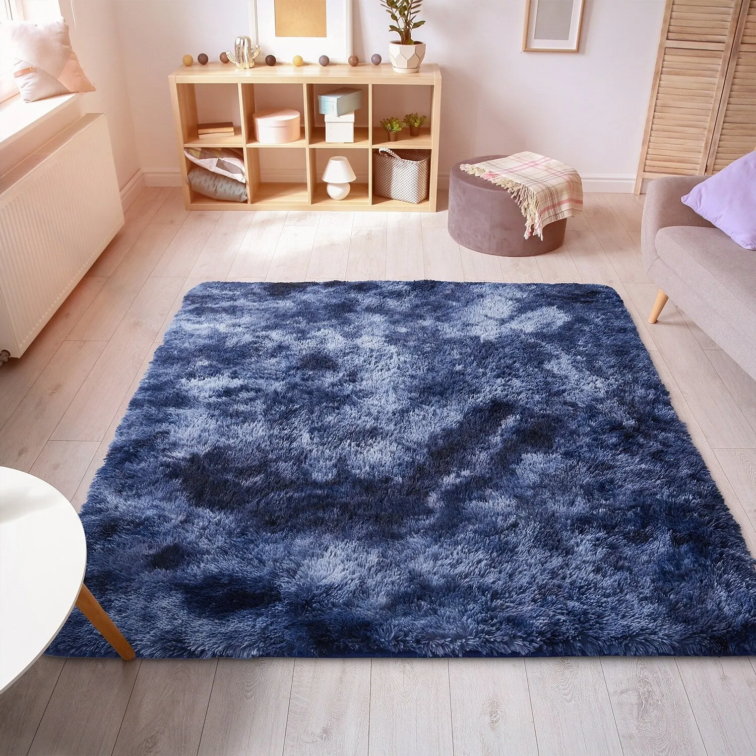 Fluffy Bedroom Rugs Indoor Shaggy Plush Area Rug