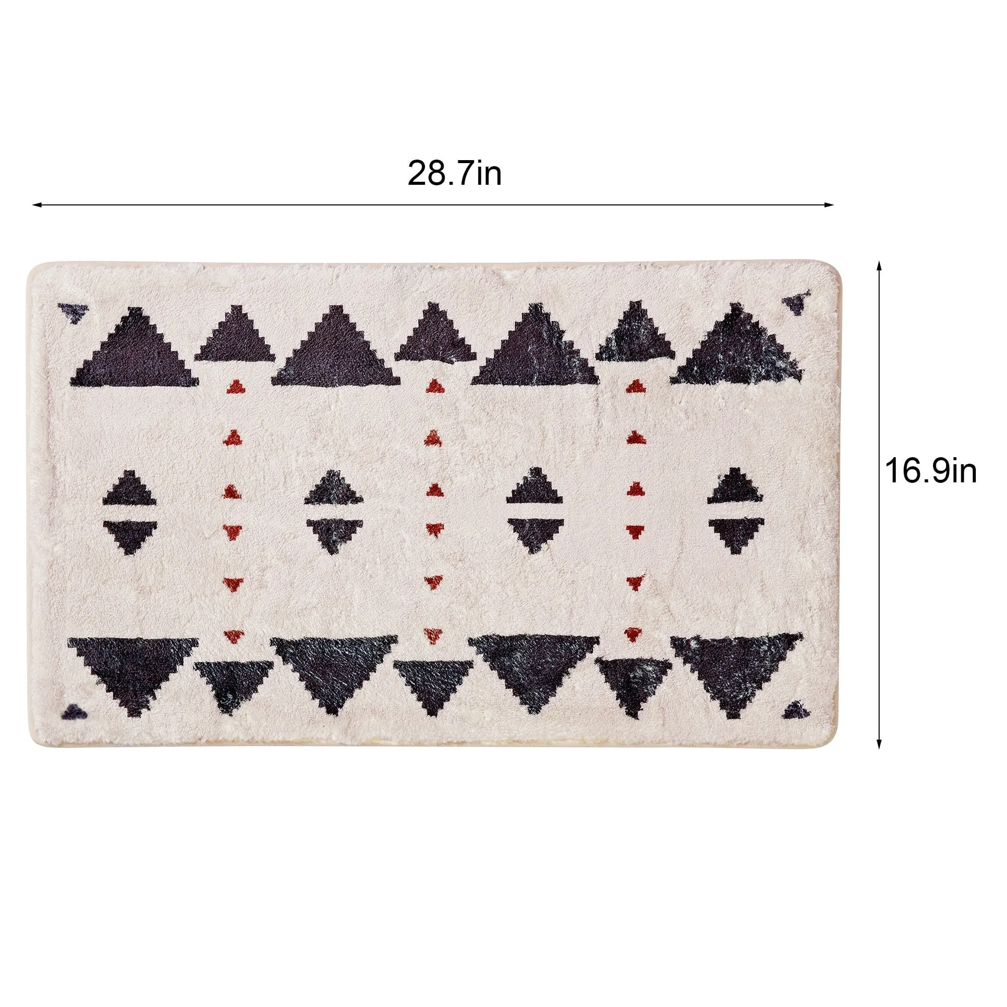 Front Door Mat Entry Doormat Non Slip Thin Washable Inside Entryway Mats for Home Entrance