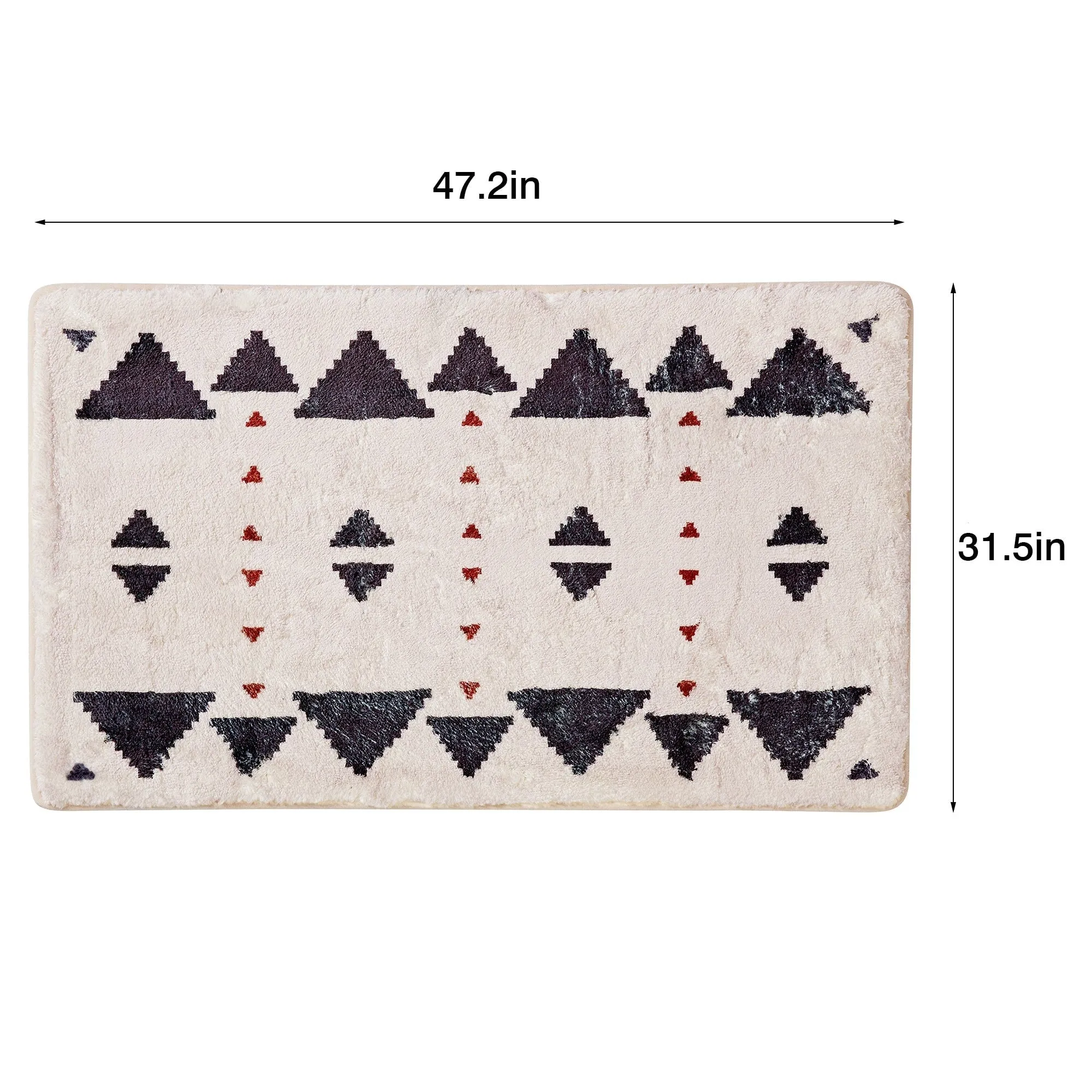 Front Door Mat Entry Doormat Non Slip Thin Washable Inside Entryway Mats for Home Entrance