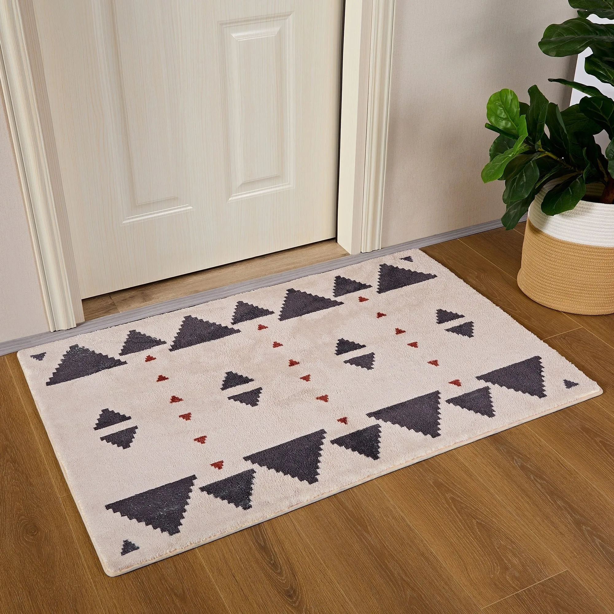 Front Door Mat Entry Doormat Non Slip Thin Washable Inside Entryway Mats for Home Entrance