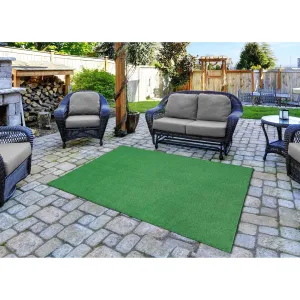 Garland Rug Softscapes Polypropylene Green Indoor/Outdoor Area Rug