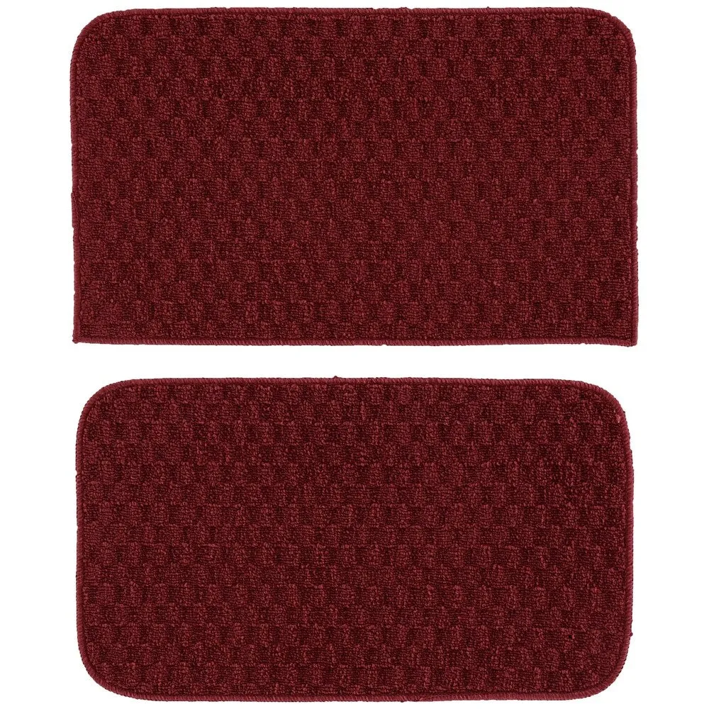 Garland Rug Town Solid Checkered Durable Kitchen/ Door Mat Accent Rug