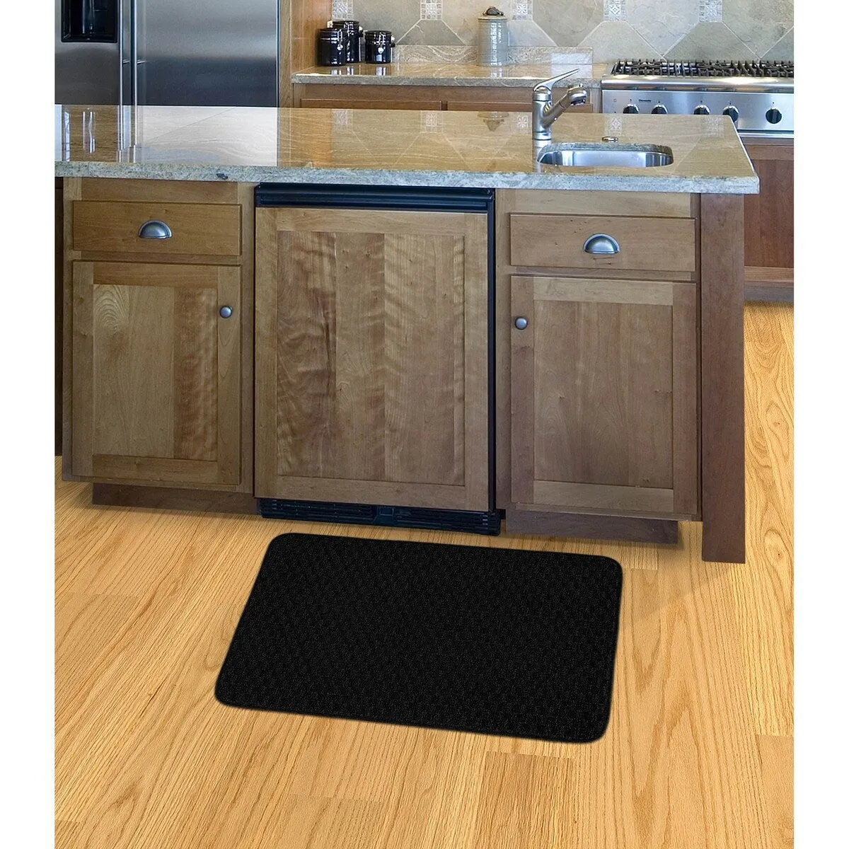 Garland Rug Town Solid Checkered Durable Kitchen/ Door Mat Accent Rug