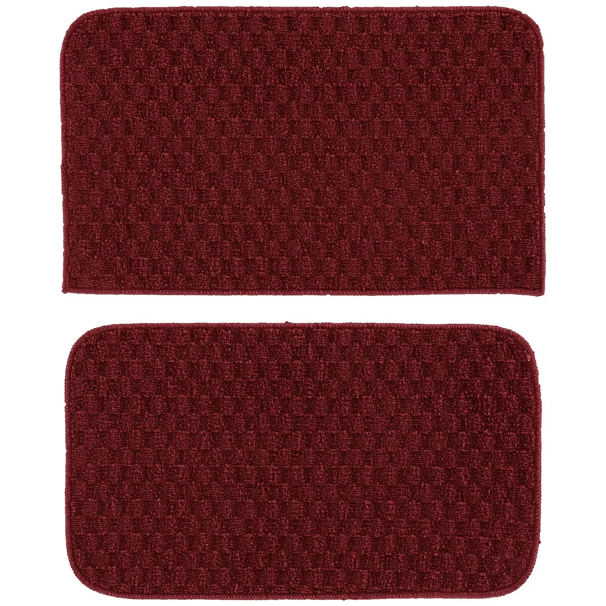 Garland Rug Town Solid Checkered Durable Kitchen/ Door Mat Accent Rug