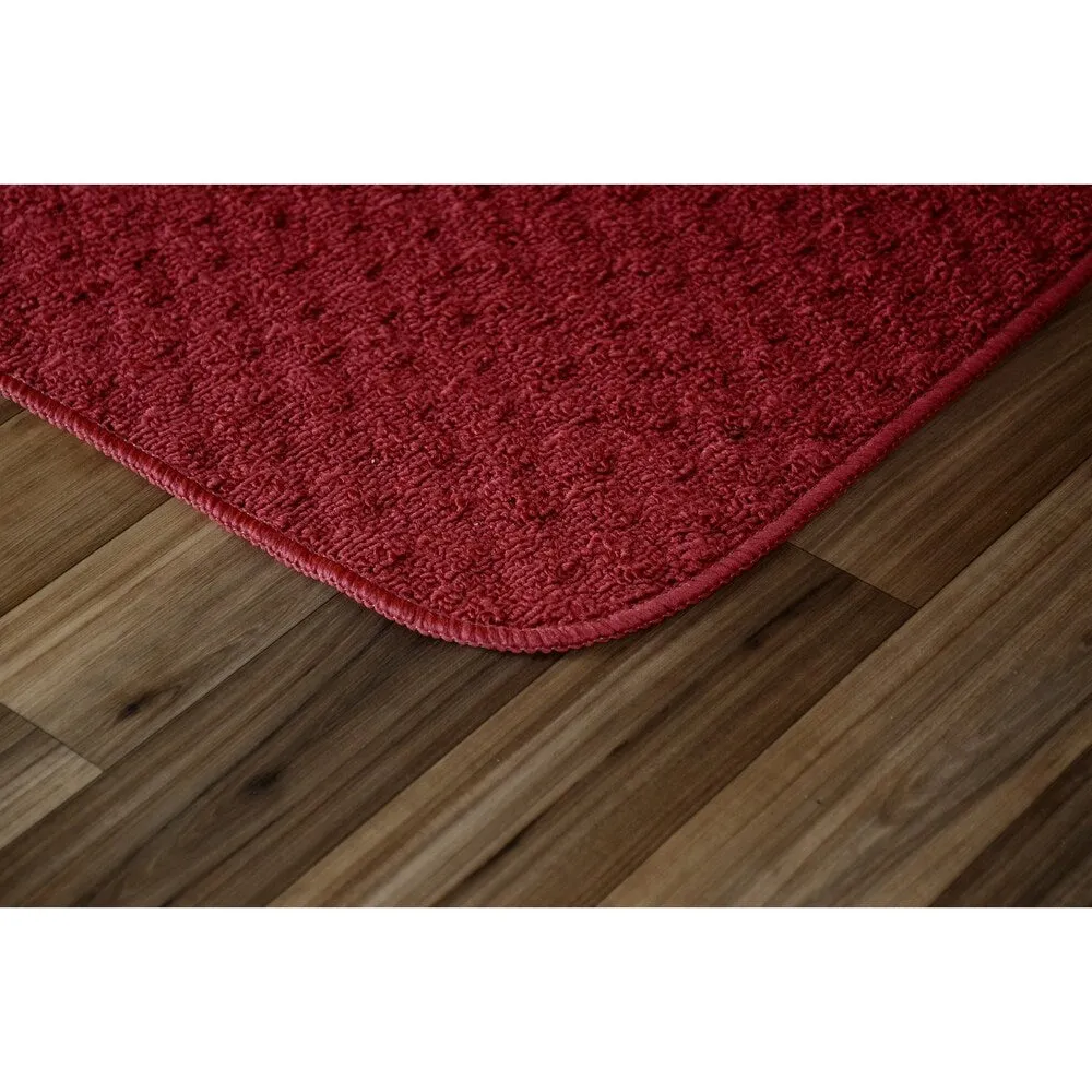 Garland Rug Town Solid Checkered Durable Kitchen/ Door Mat Accent Rug
